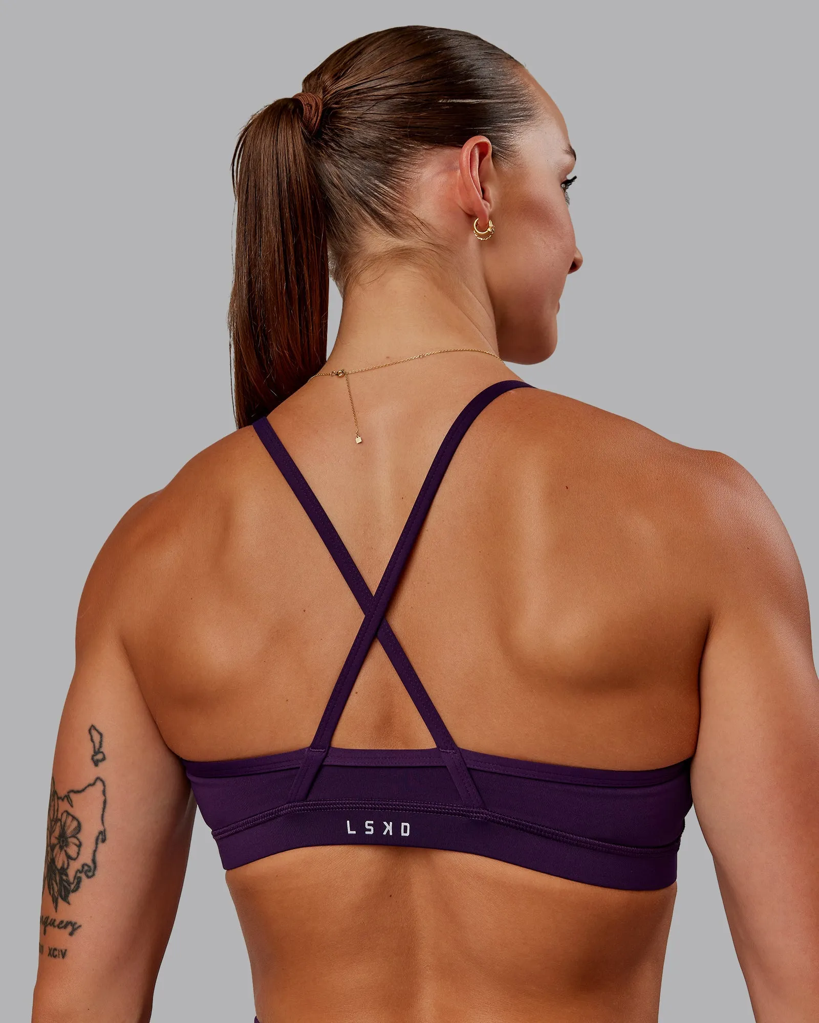 Clarity Sports Bra - Deep Purple sold by LSKD