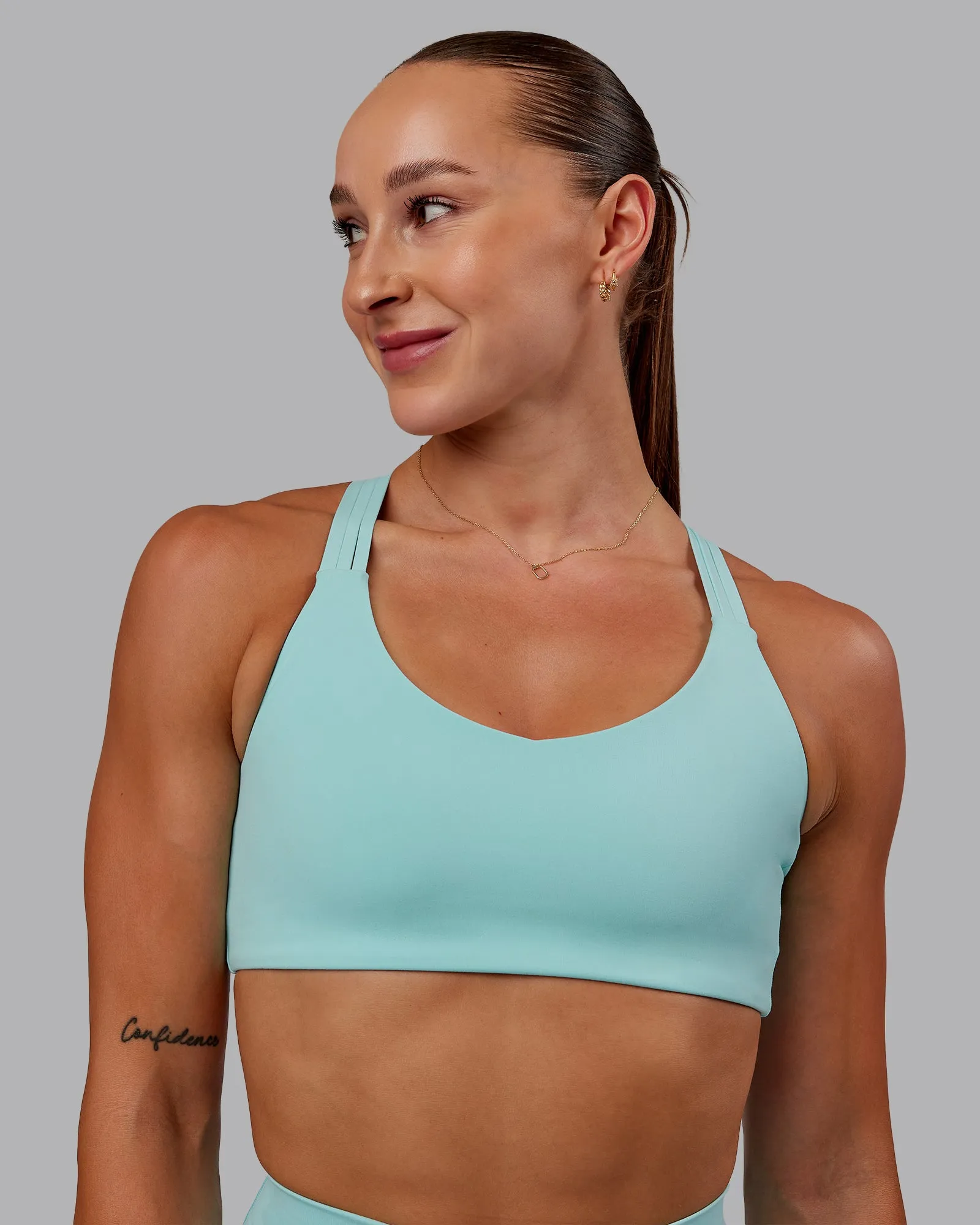 Push The Limit Sports Bra - Island Paradise sold by LSKD