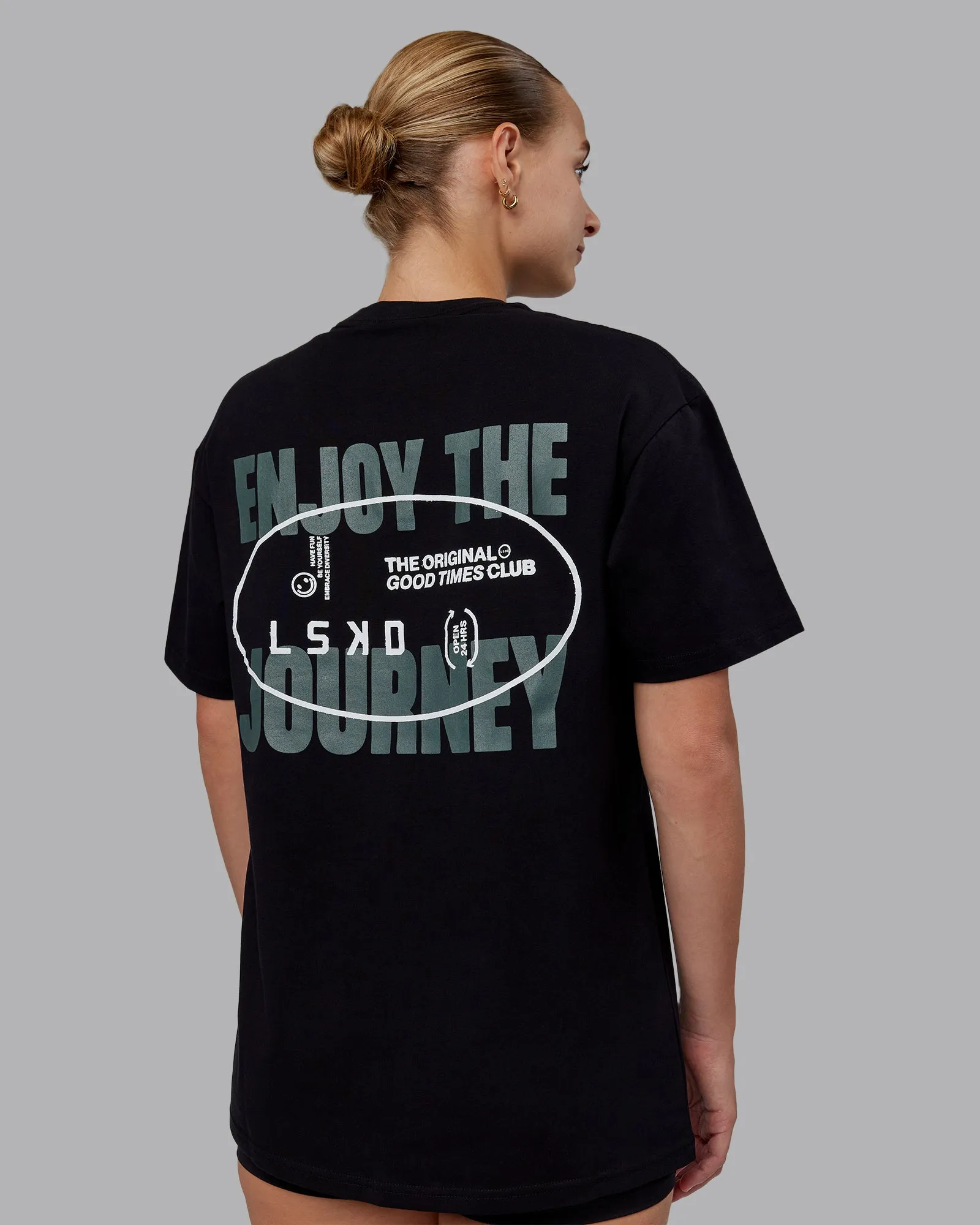 OG Good Times FLXCotton Oversized Tee - Black-White sold by LSKD product image thumbnail 2