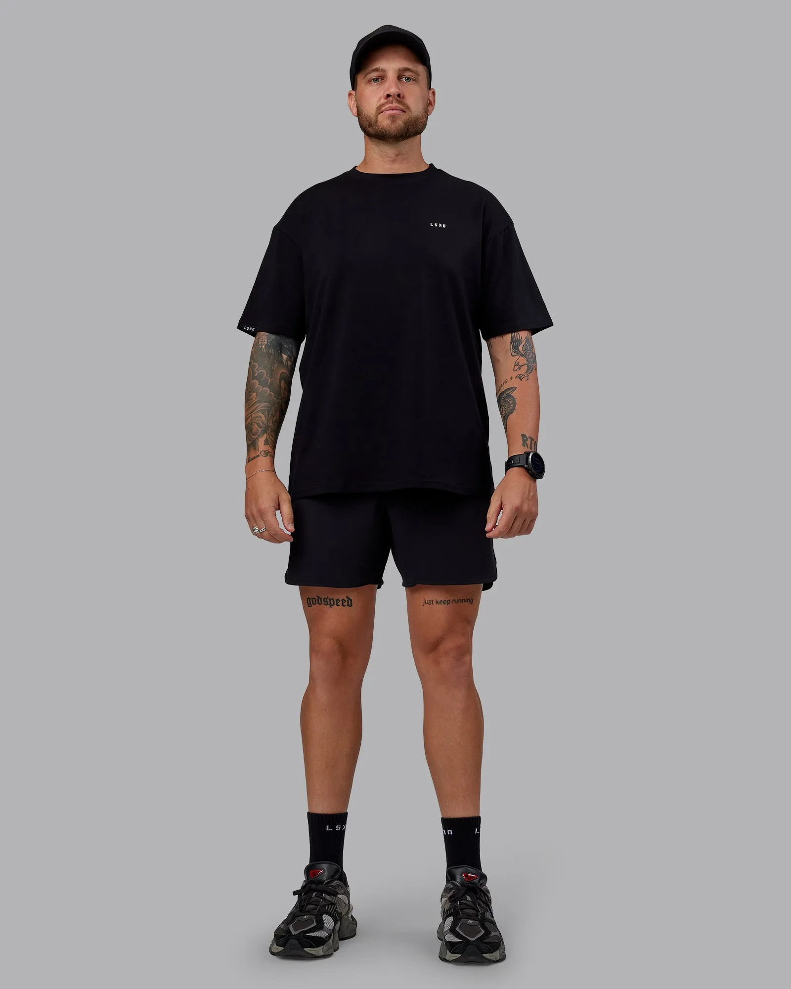 OG Good Times FLXCotton Oversized Tee - Black-White sold by LSKD product image thumbnail 5