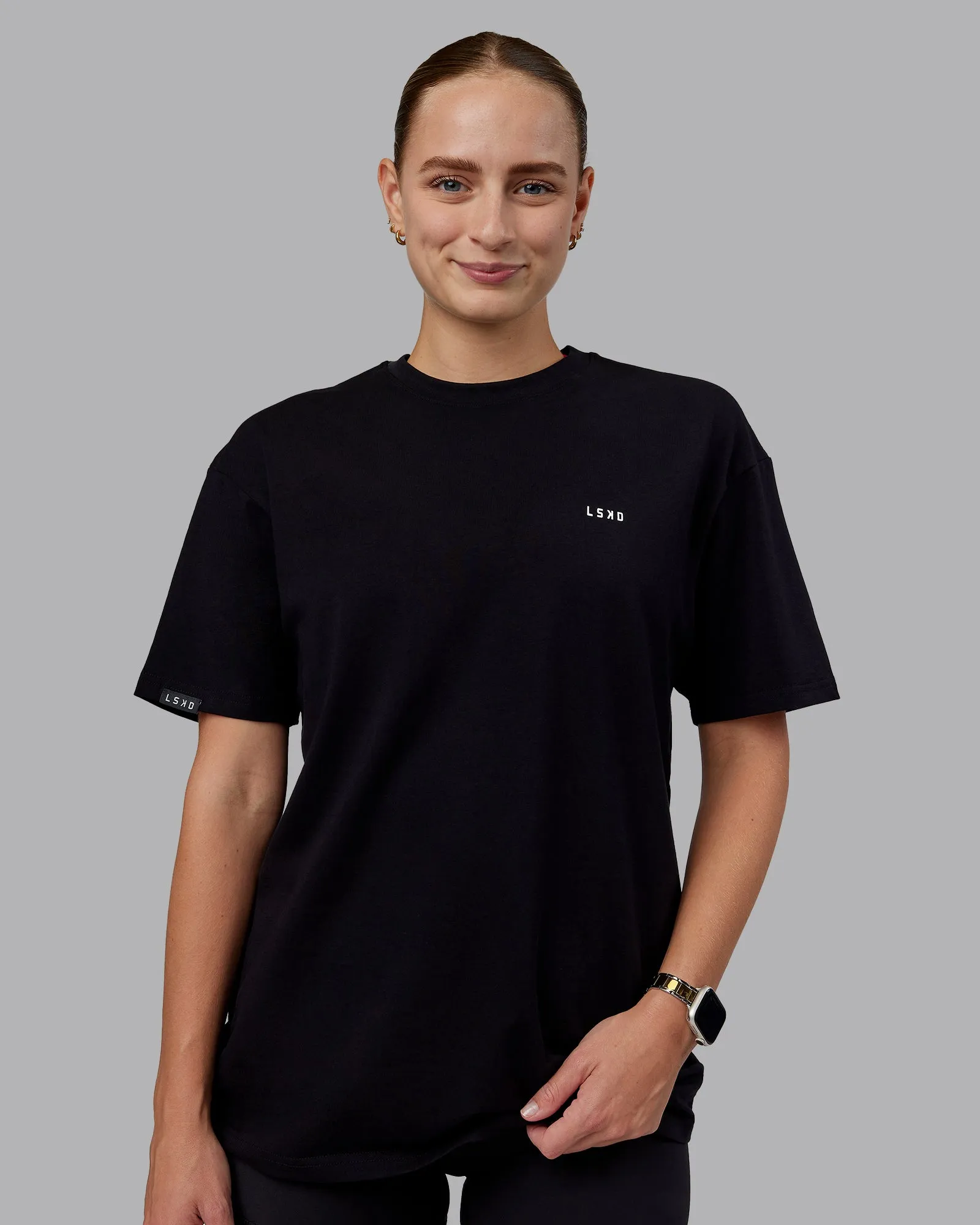OG Good Times FLXCotton Oversized Tee - Black-White sold by LSKD product image thumbnail 4
