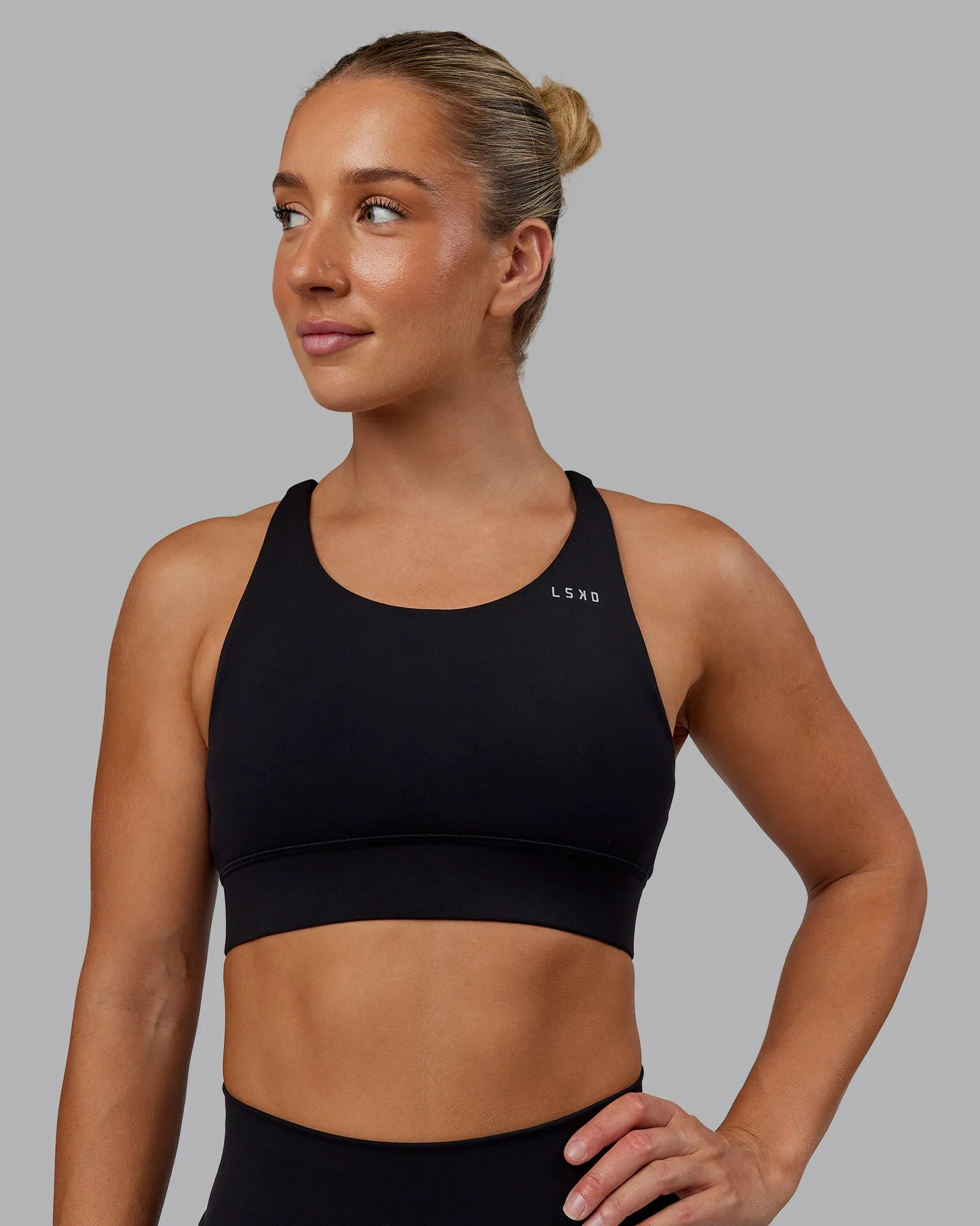 Accelerate Sports Bra - Black sold by LSKD