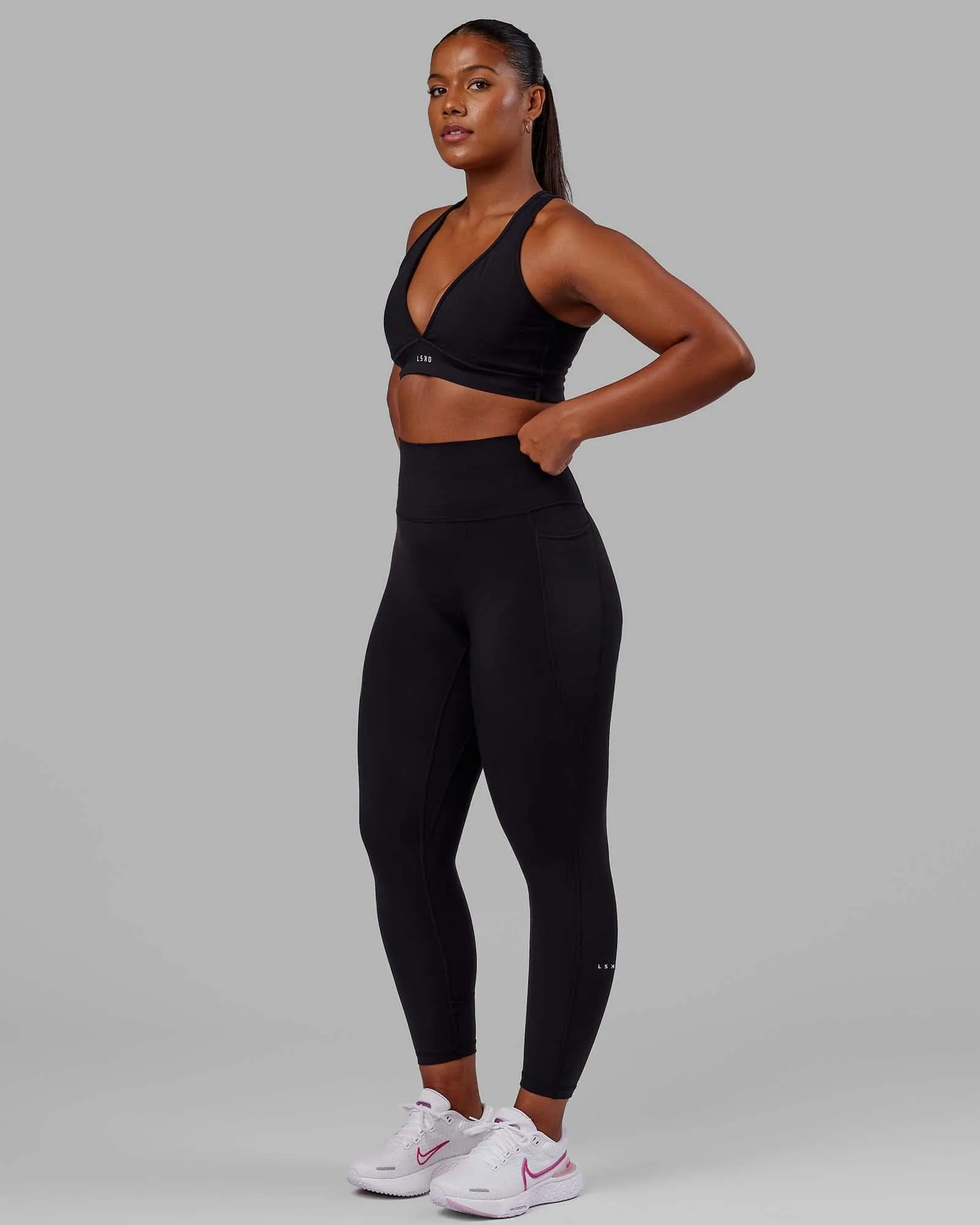 Fusion Full Length Tight With Pockets - Black sold by LSKD product image thumbnail 5