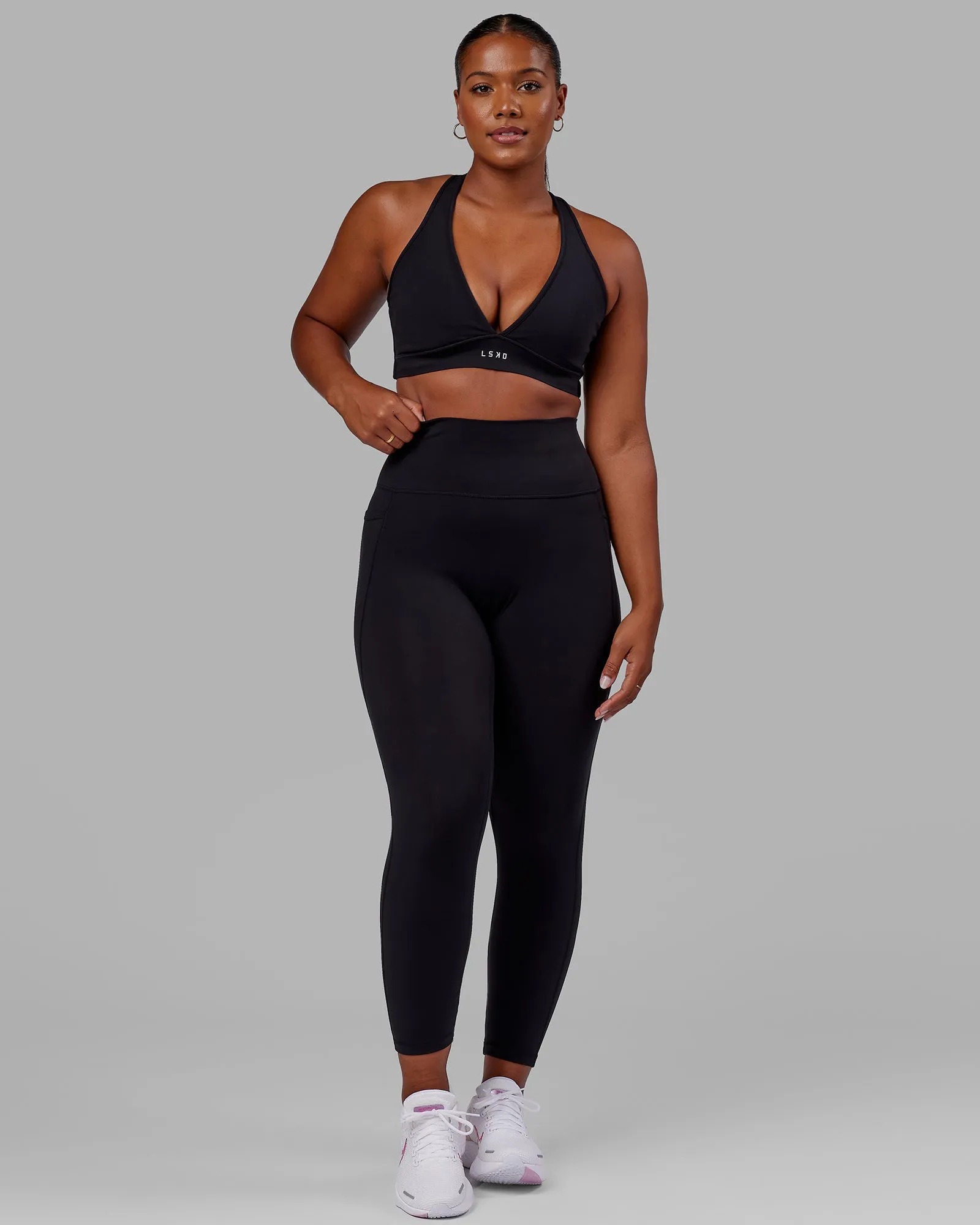 Fusion Full Length Tight With Pockets - Black sold by LSKD product image thumbnail 2