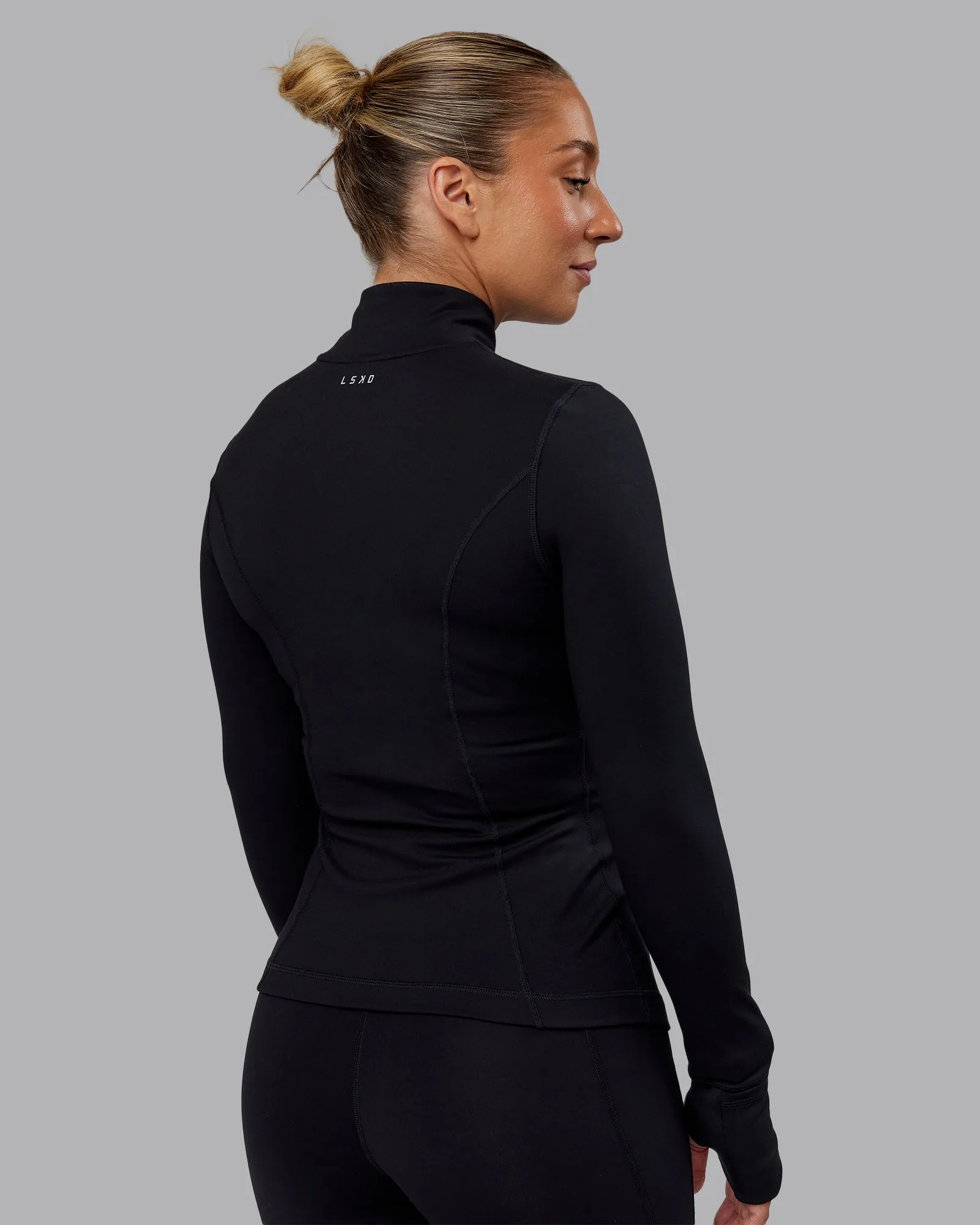 Stride Zip Through Jacket - Black sold by LSKD product image thumbnail 4