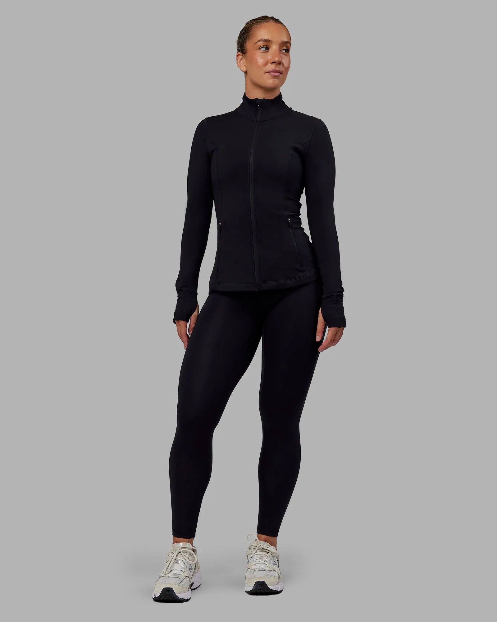 Stride Zip Through Jacket - Black sold by LSKD product image thumbnail 5