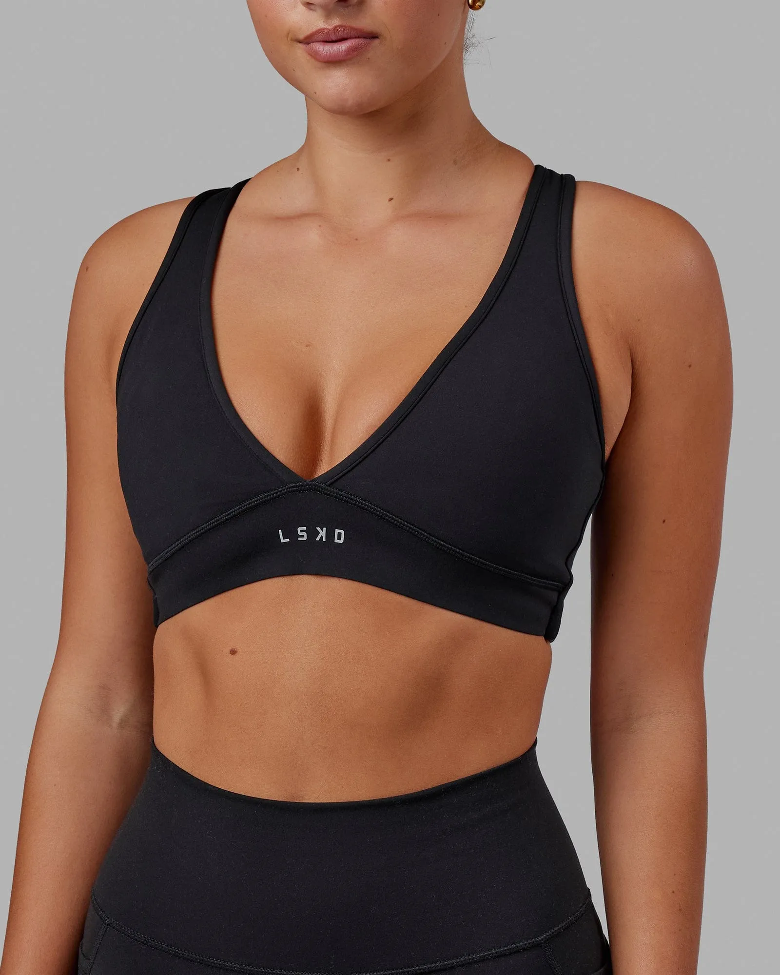 Stamina Sports Bra - Black sold by LSKD product image thumbnail 3