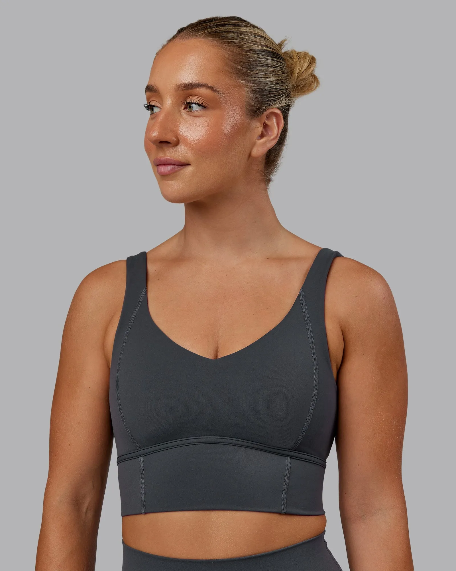 Function Longline Sports Bra - Dark Storm sold by LSKD