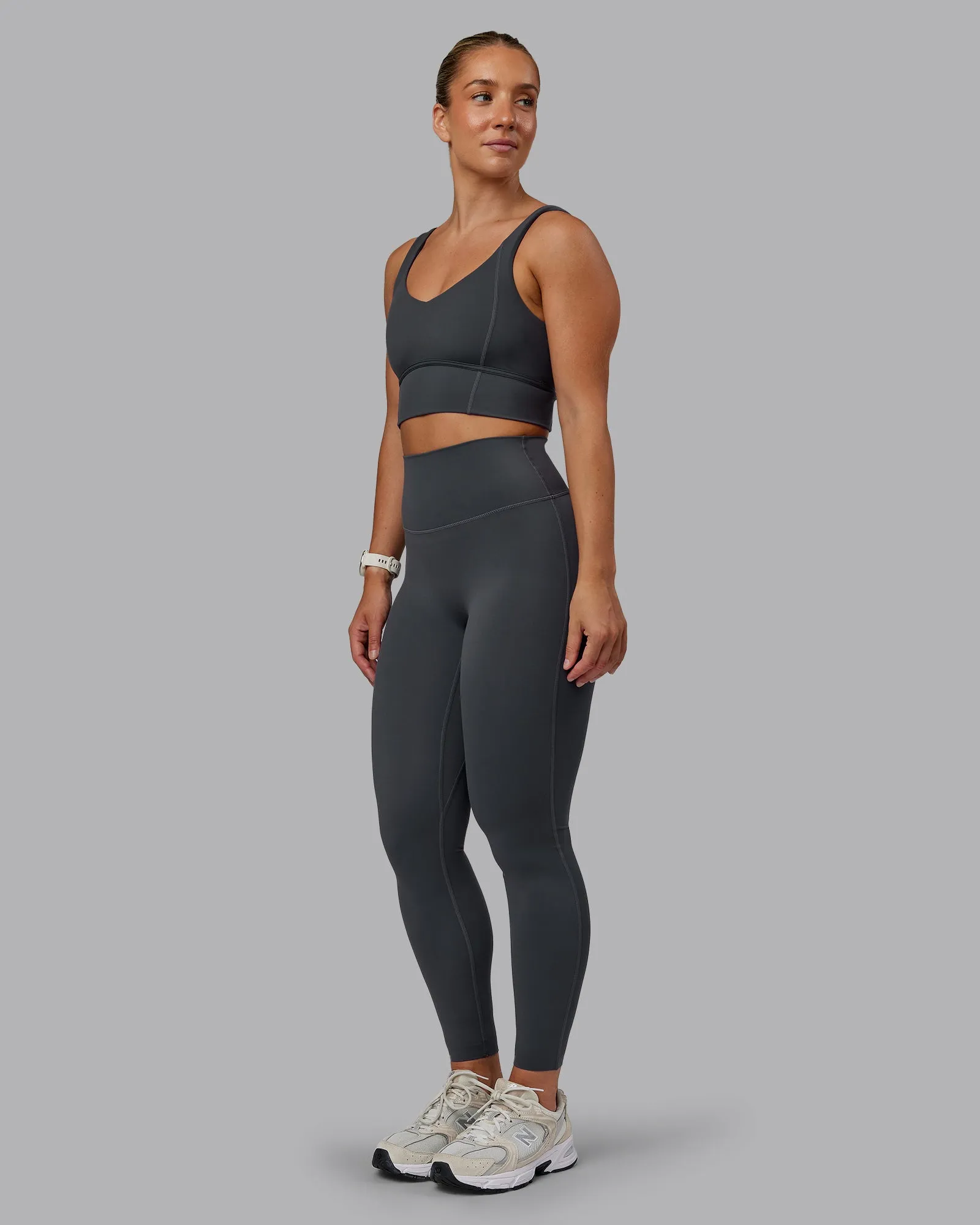 Function Longline Sports Bra - Dark Storm sold by LSKD product image thumbnail 3