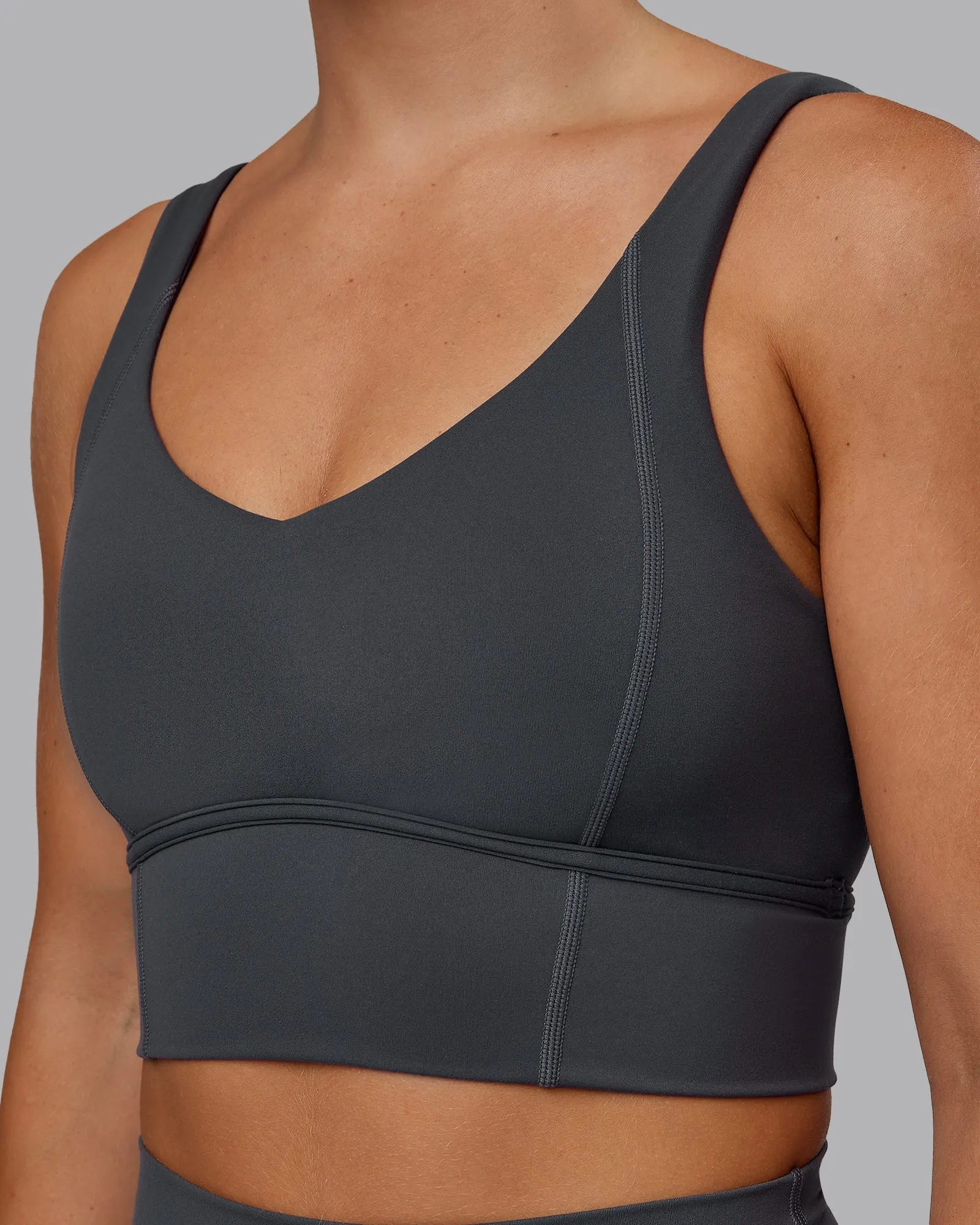 Function Longline Sports Bra - Dark Storm sold by LSKD product image thumbnail 5