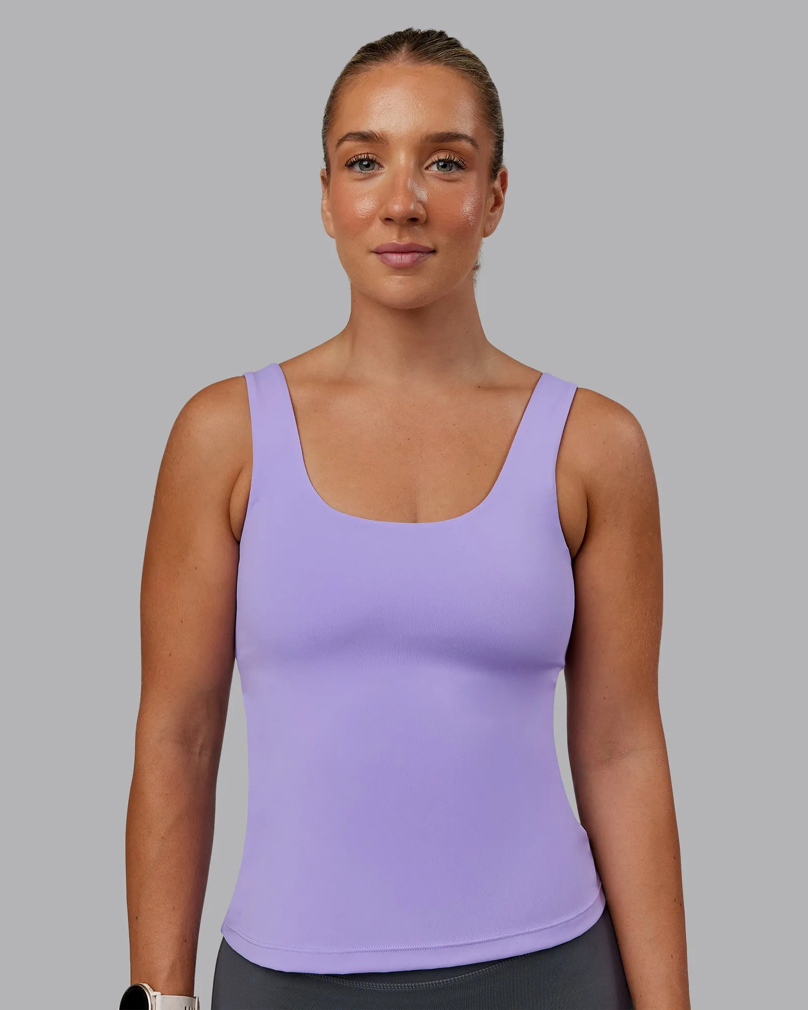 Staple Active Shelf Bra Tank - Violet Ray sold by LSKD