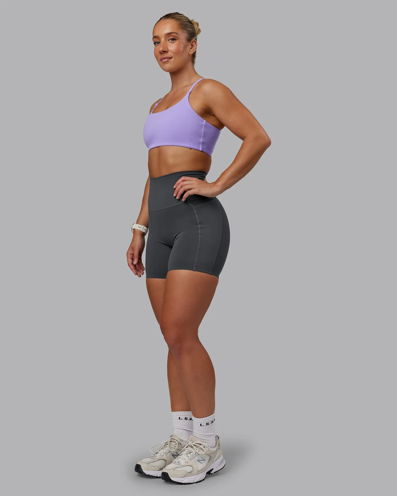 Twist Sports Bra - Violet Ray sold by LSKD product image thumbnail 3