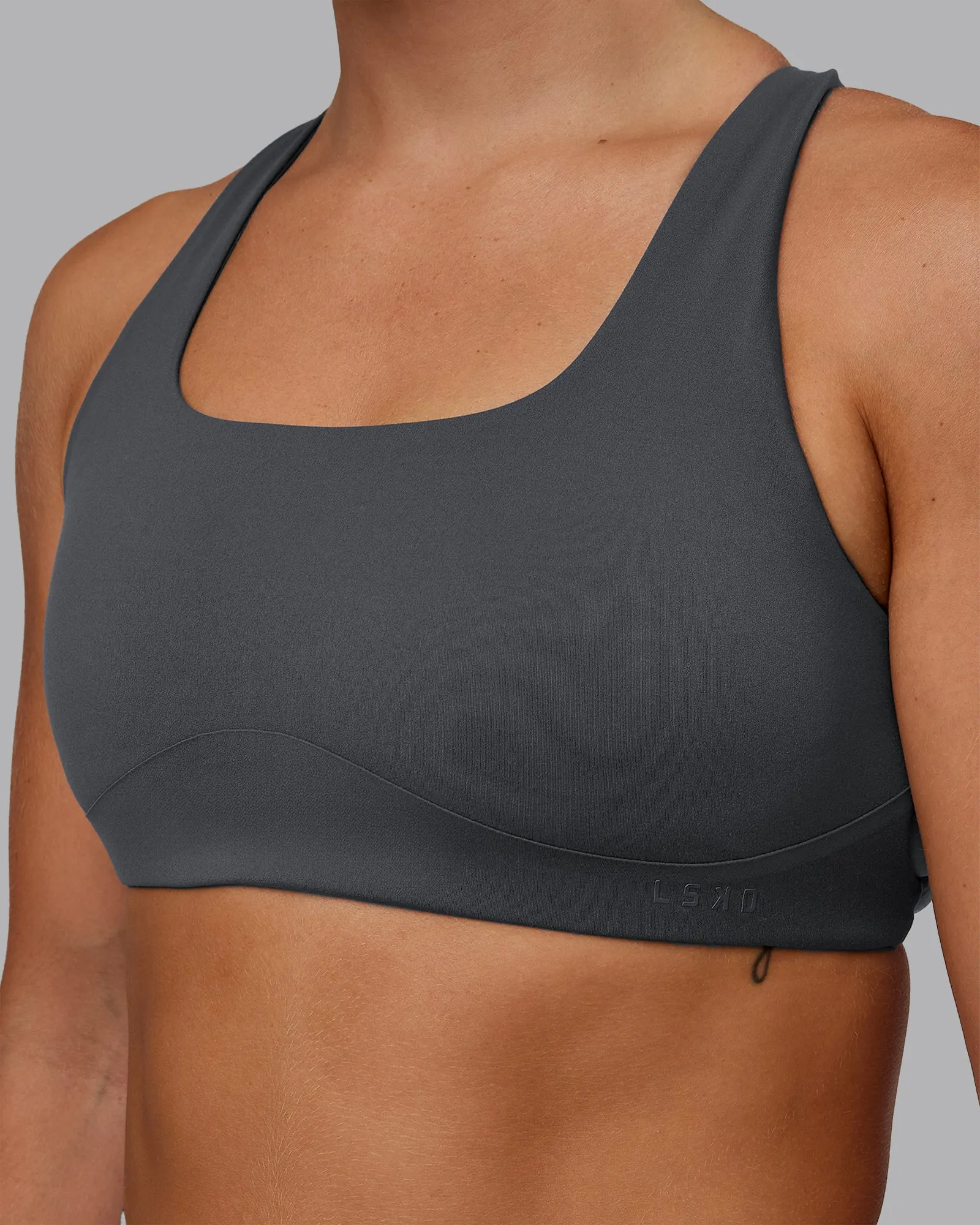 Aspire Sports Bra - Dark Storm sold by LSKD product image thumbnail 5