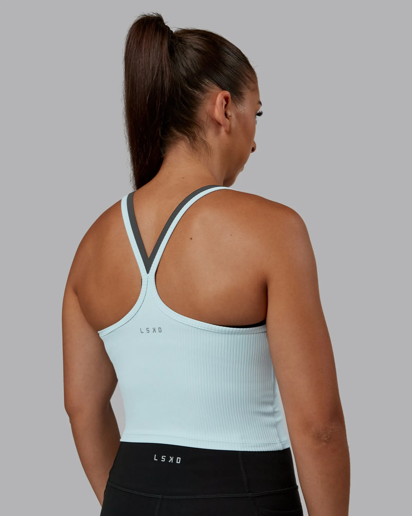 Flame Ribbed Tank - Skyride sold by LSKD product image thumbnail 4