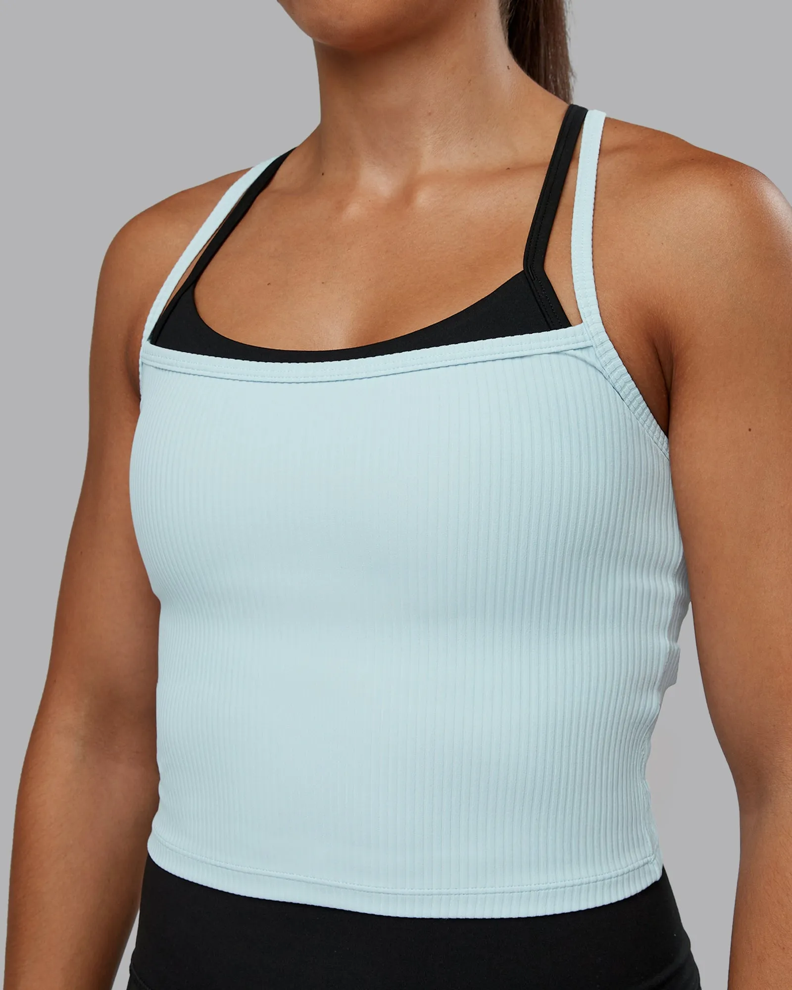 Flame Ribbed Tank - Skyride sold by LSKD product image thumbnail 3