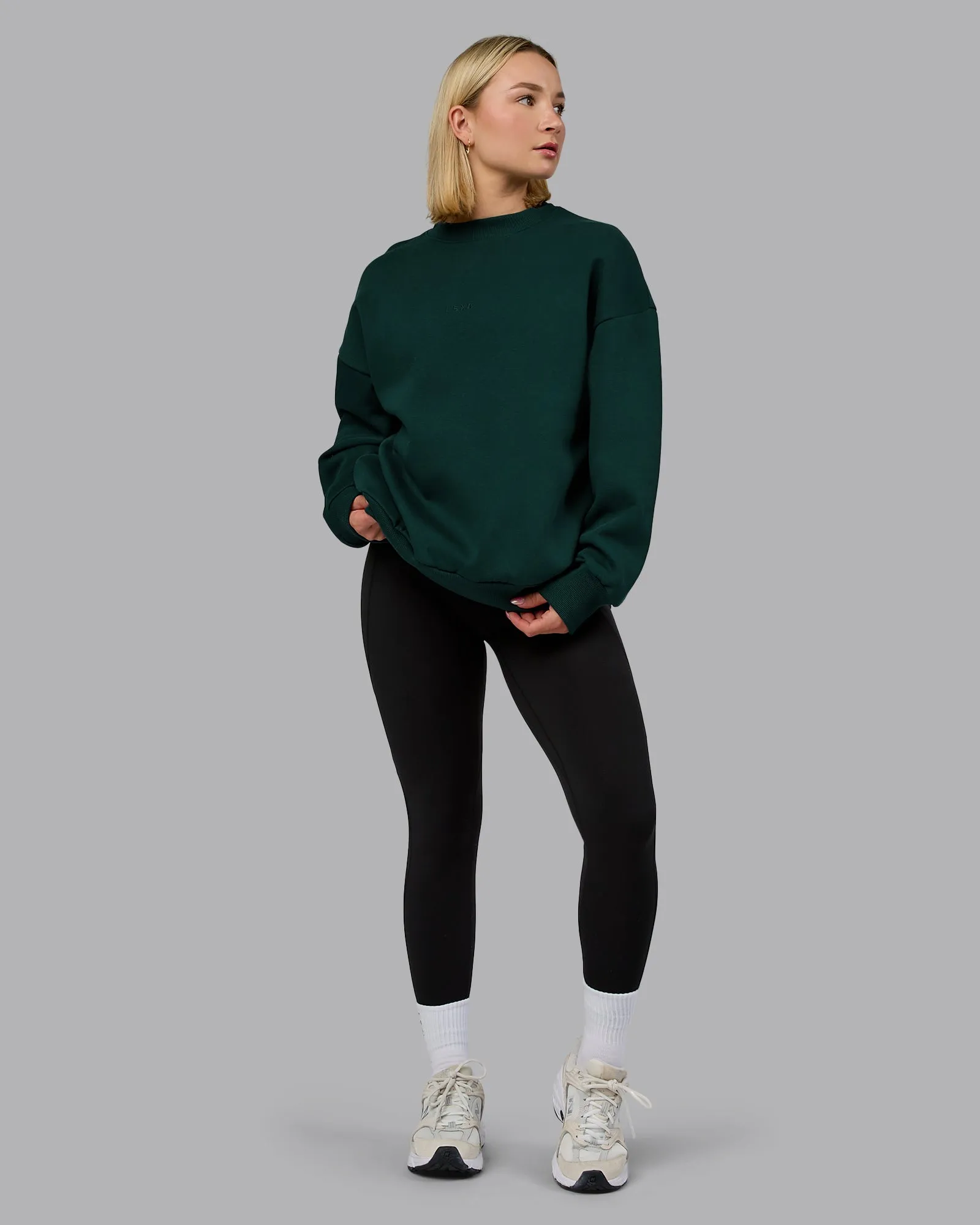 MVP Oversized Sweater - Dark Moss sold by LSKD product image thumbnail 5