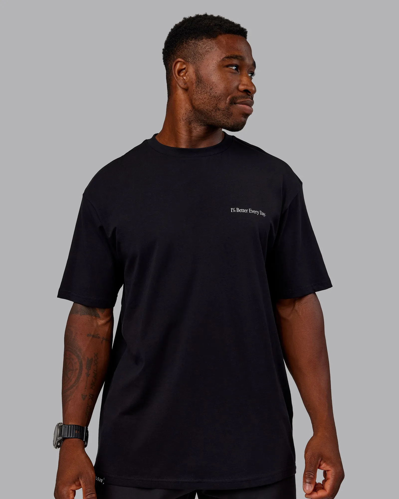 Better Every Day FLXCotton Tee Oversize - Black-White sold by LSKD product image thumbnail 2