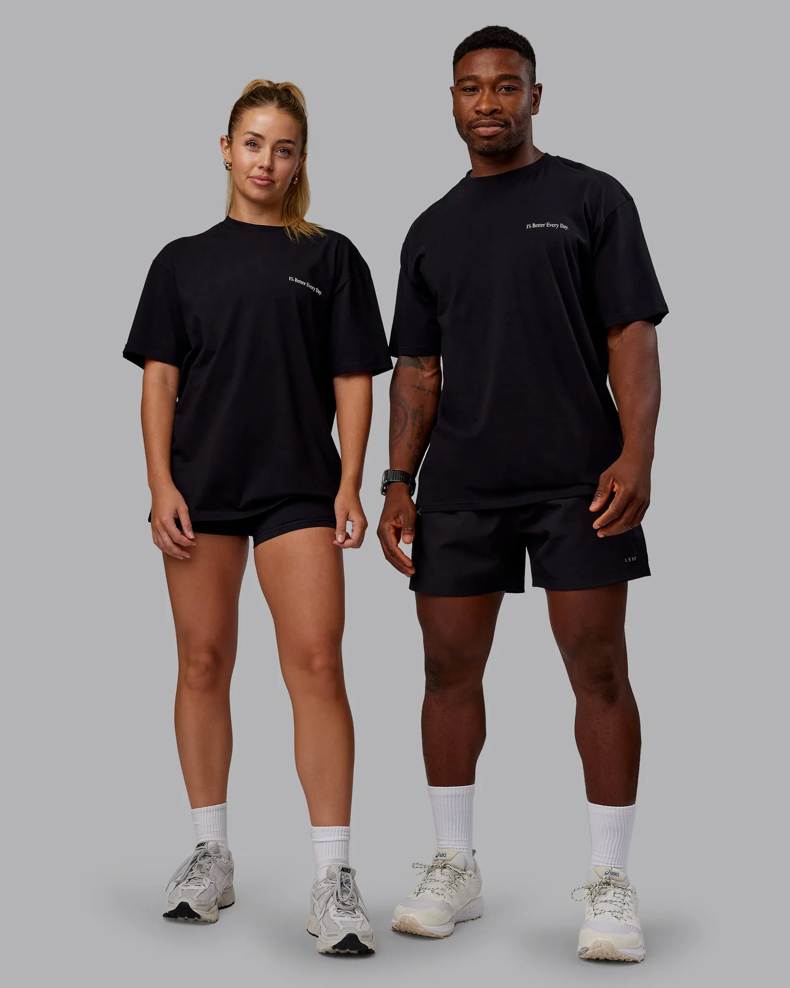 Better Every Day FLXCotton Tee Oversize - Black-White sold by LSKD