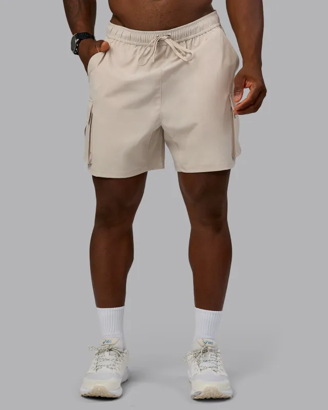 Energy Stretch 6" Performance Cargo Short - Shale Beige sold by LSKD