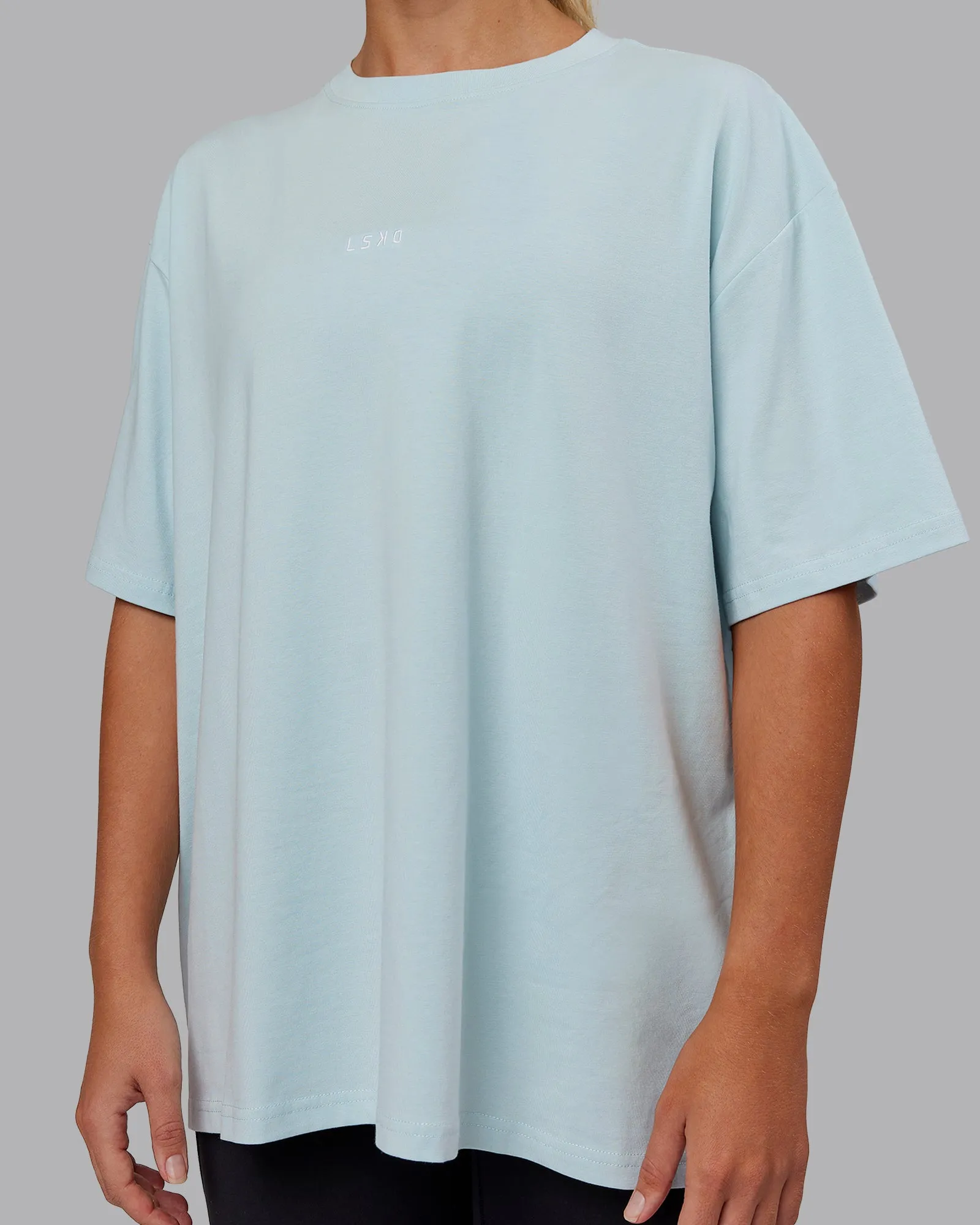 Go-To FLXCotton Oversized Tee - Skyride-White sold by LSKD product image thumbnail 5