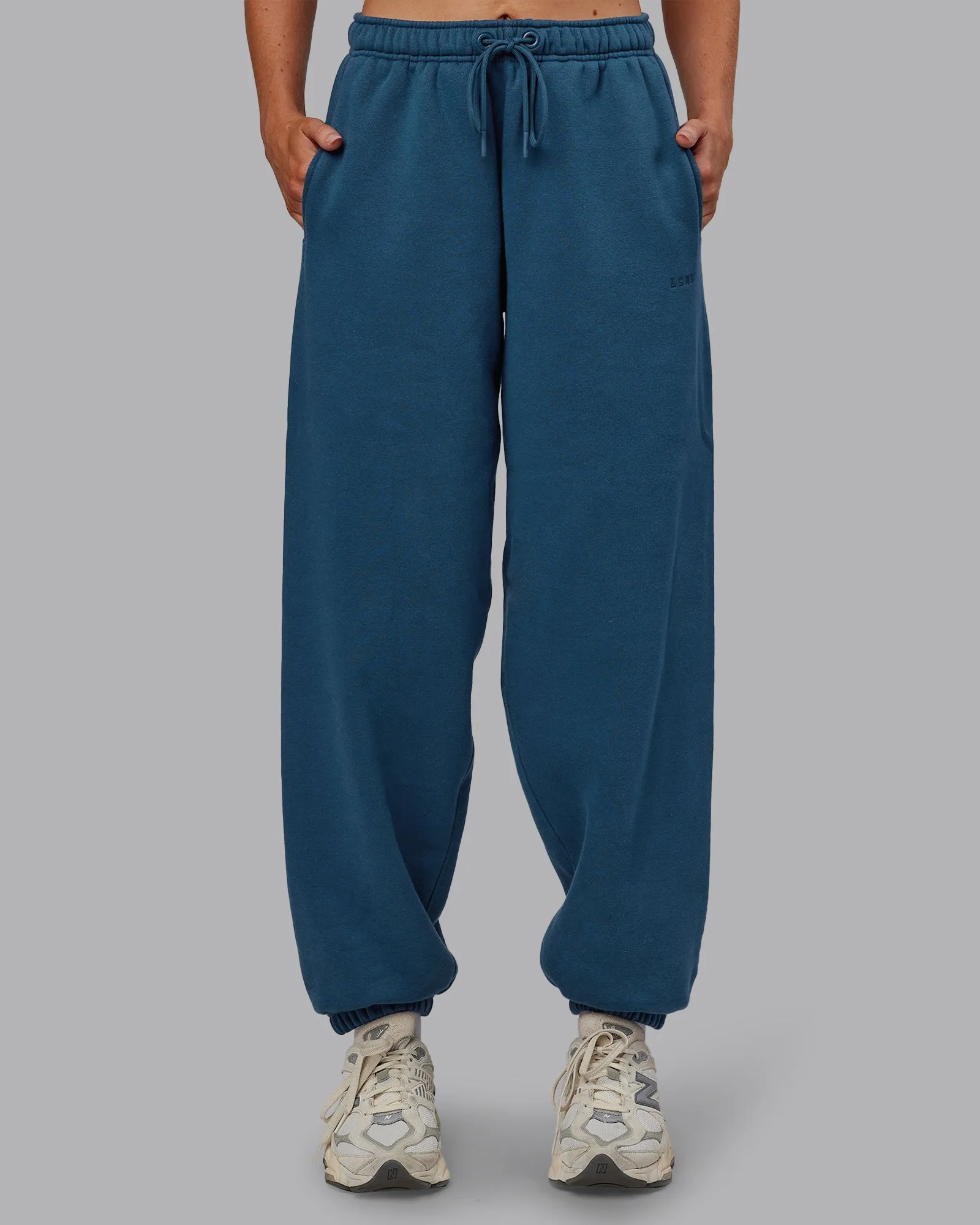 MVP Oversized Slouchy Fit Track Pant - Indigo sold by LSKD