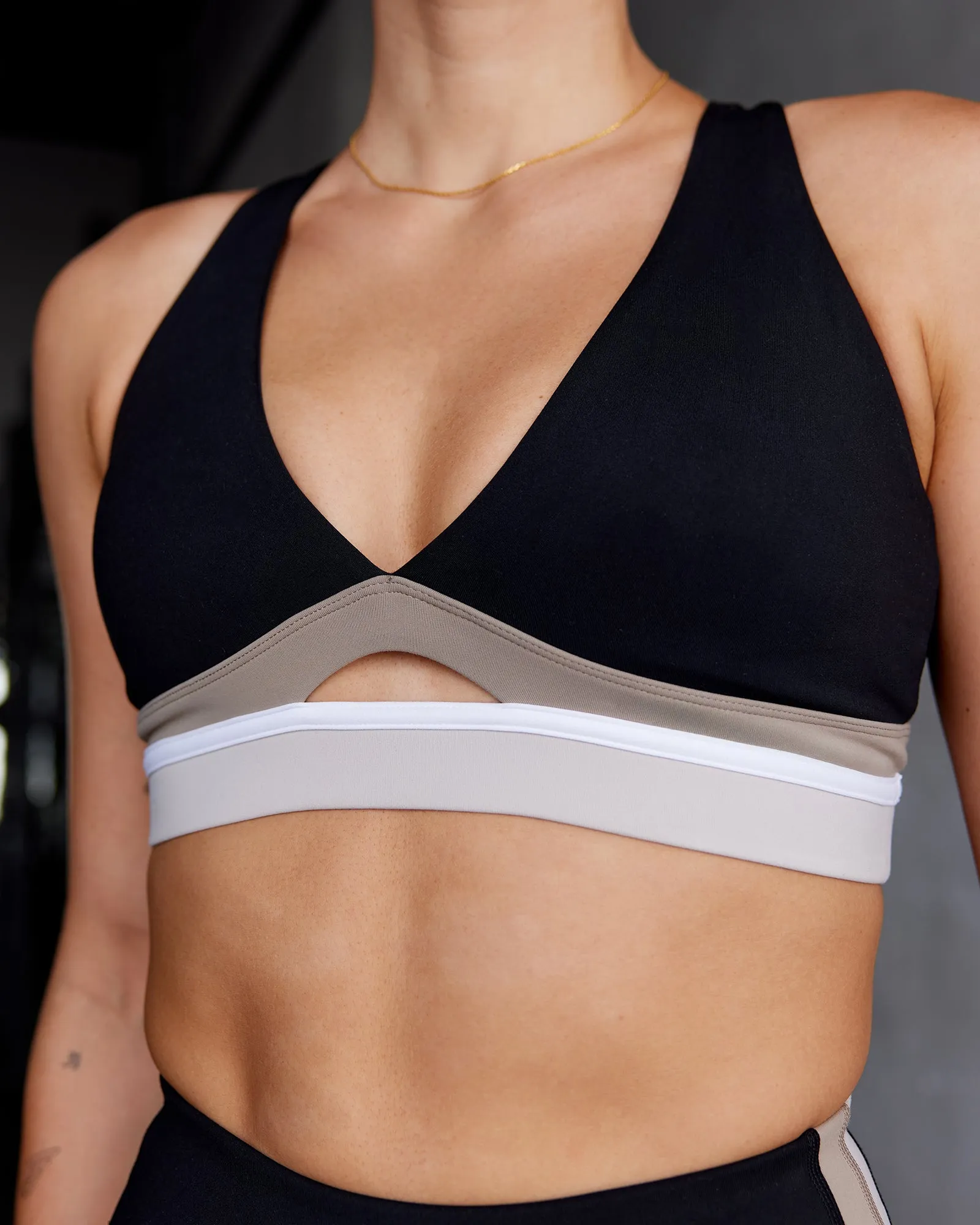 Revitalise Sports Bra - Black-Multi sold by LSKD product image thumbnail 3