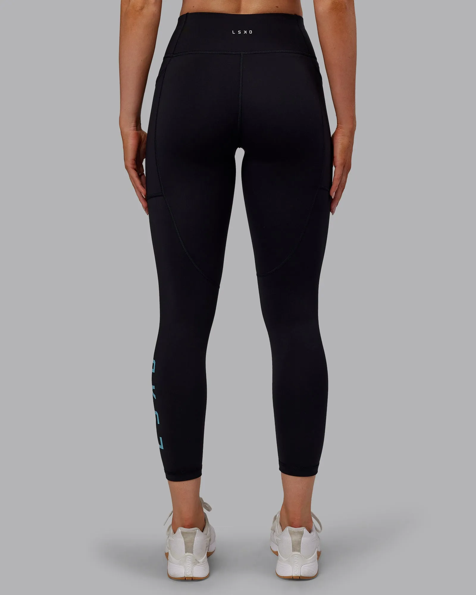 Rep 7/8 Length Tight - Black-Retro Blue sold by LSKD product image thumbnail 3