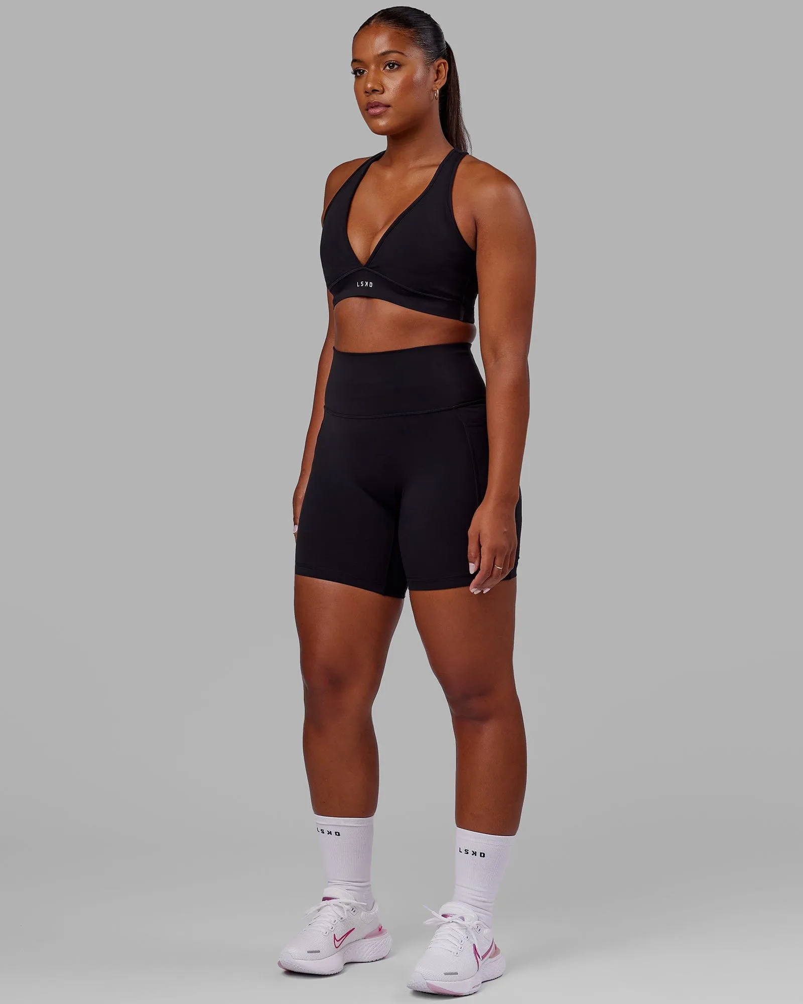 Stamina Sports Bra - Black sold by LSKD product image thumbnail 4