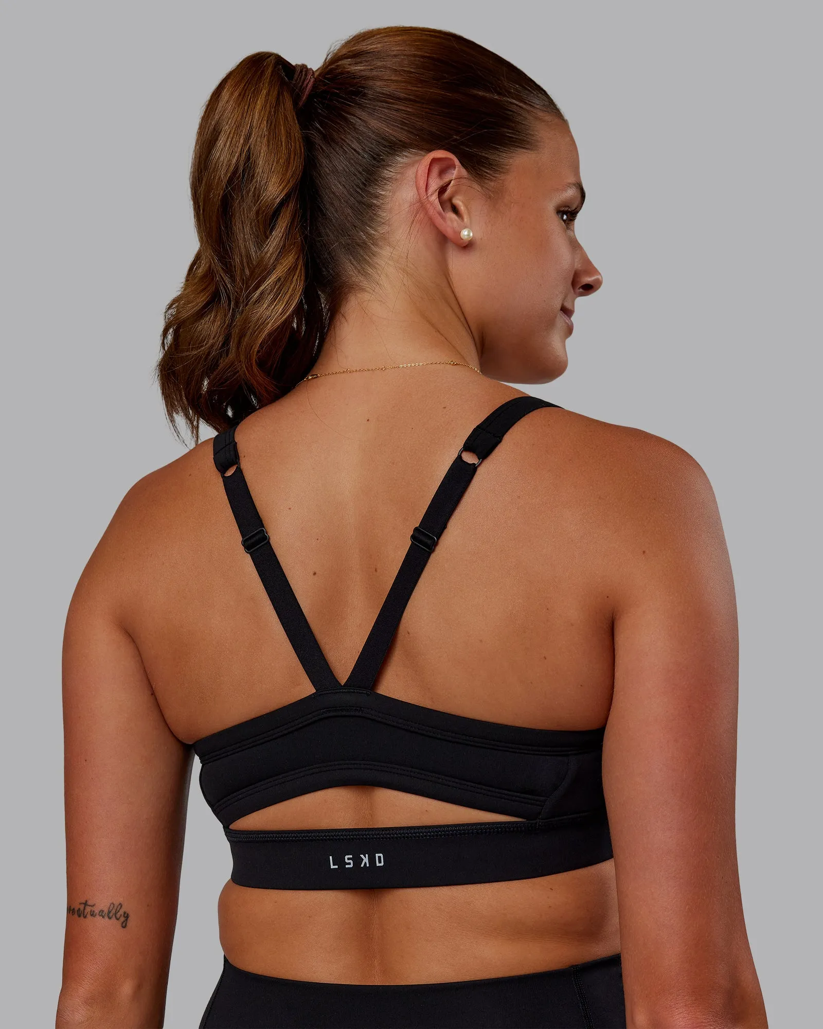 Momentum Sports Bra - Black sold by LSKD product image thumbnail 2