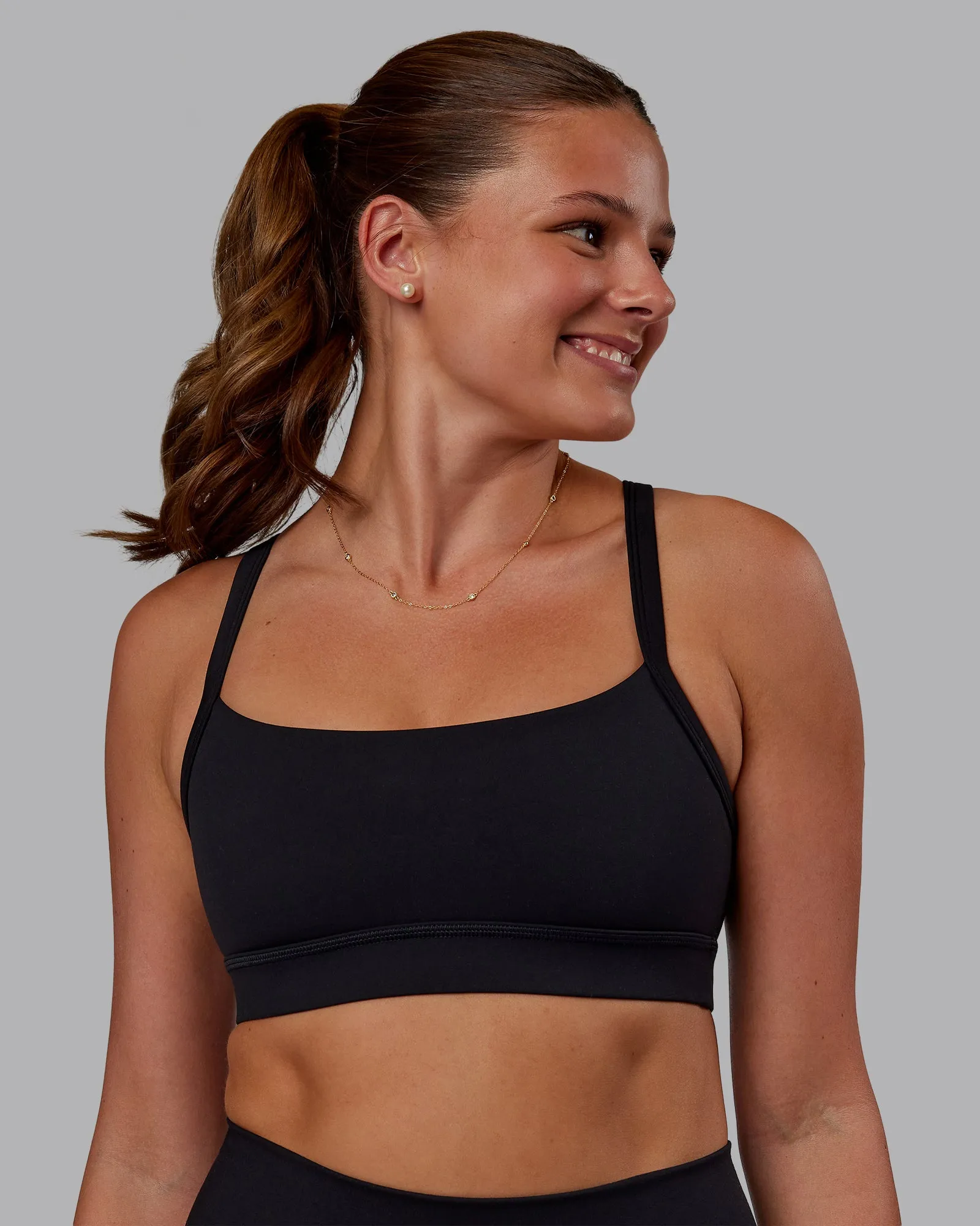 Momentum Sports Bra - Black sold by LSKD