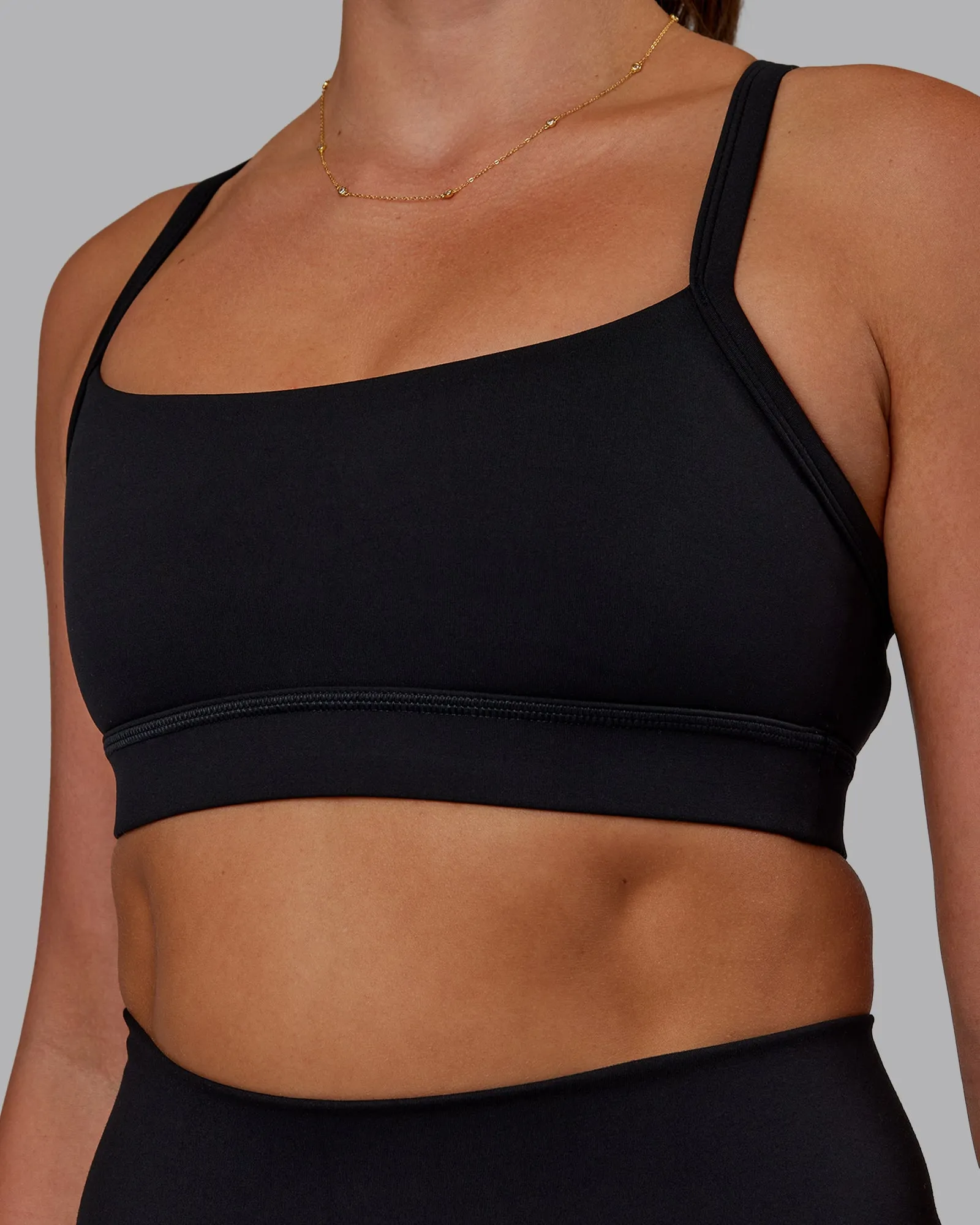 Momentum Sports Bra - Black sold by LSKD product image thumbnail 4