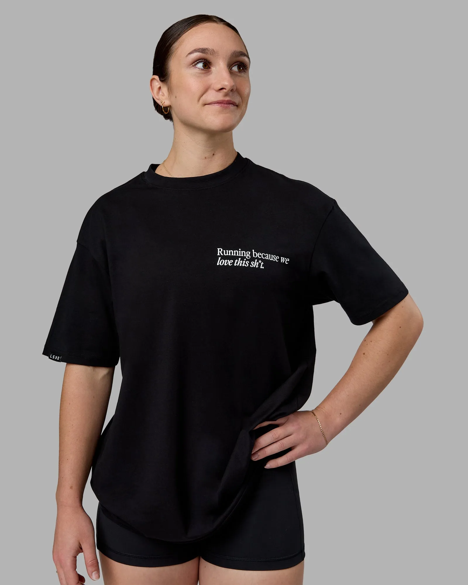 Checklist FLXCotton Tee Oversize - Black sold by LSKD product image thumbnail 4