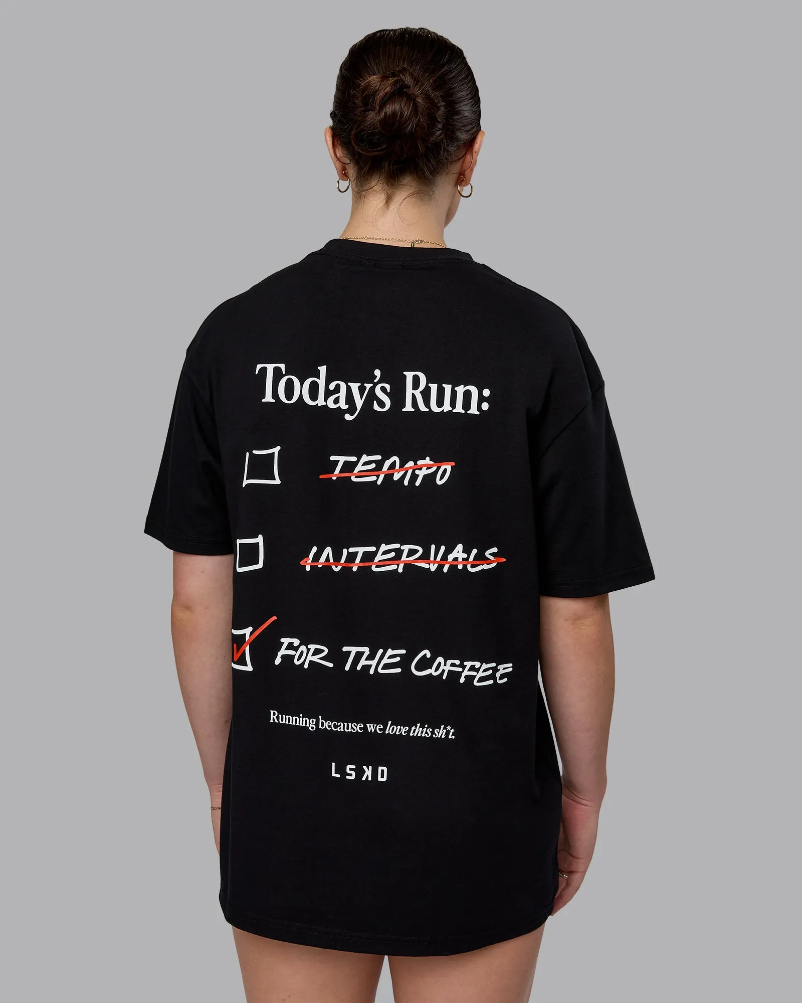 Checklist FLXCotton Tee Oversize - Black sold by LSKD product image thumbnail 2