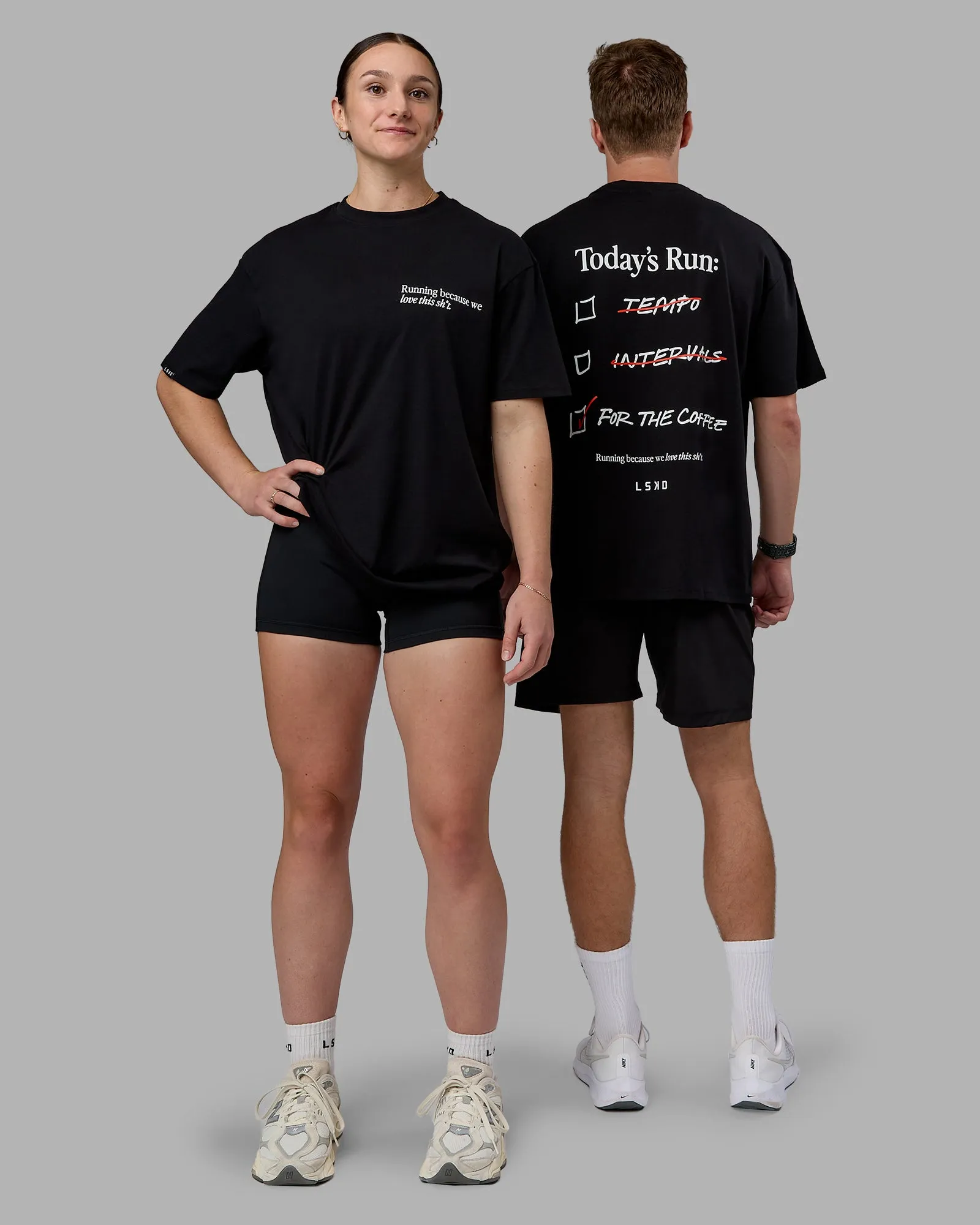 Checklist FLXCotton Tee Oversize - Black sold by LSKD