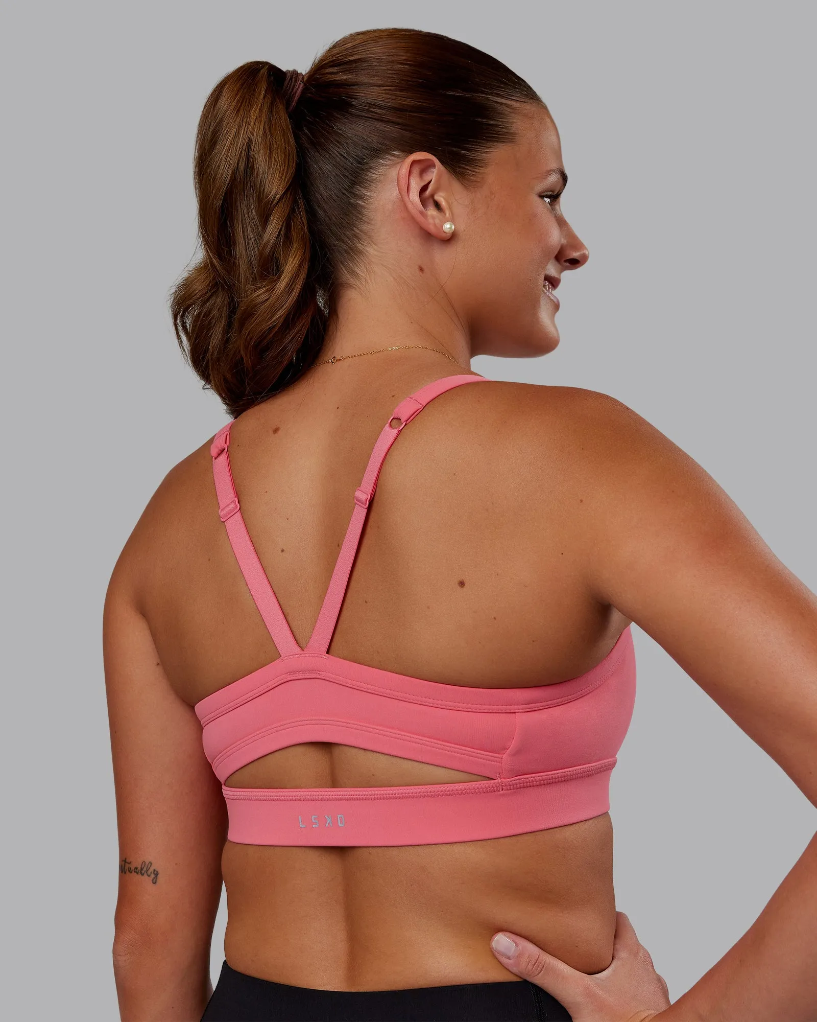 Momentum Sports Bra - Pink Lemonade sold by LSKD product image thumbnail 2