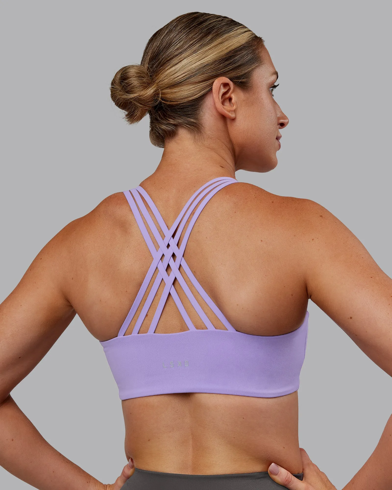 Push The Limit Sports Bra - Violet Ray sold by LSKD product image thumbnail 2