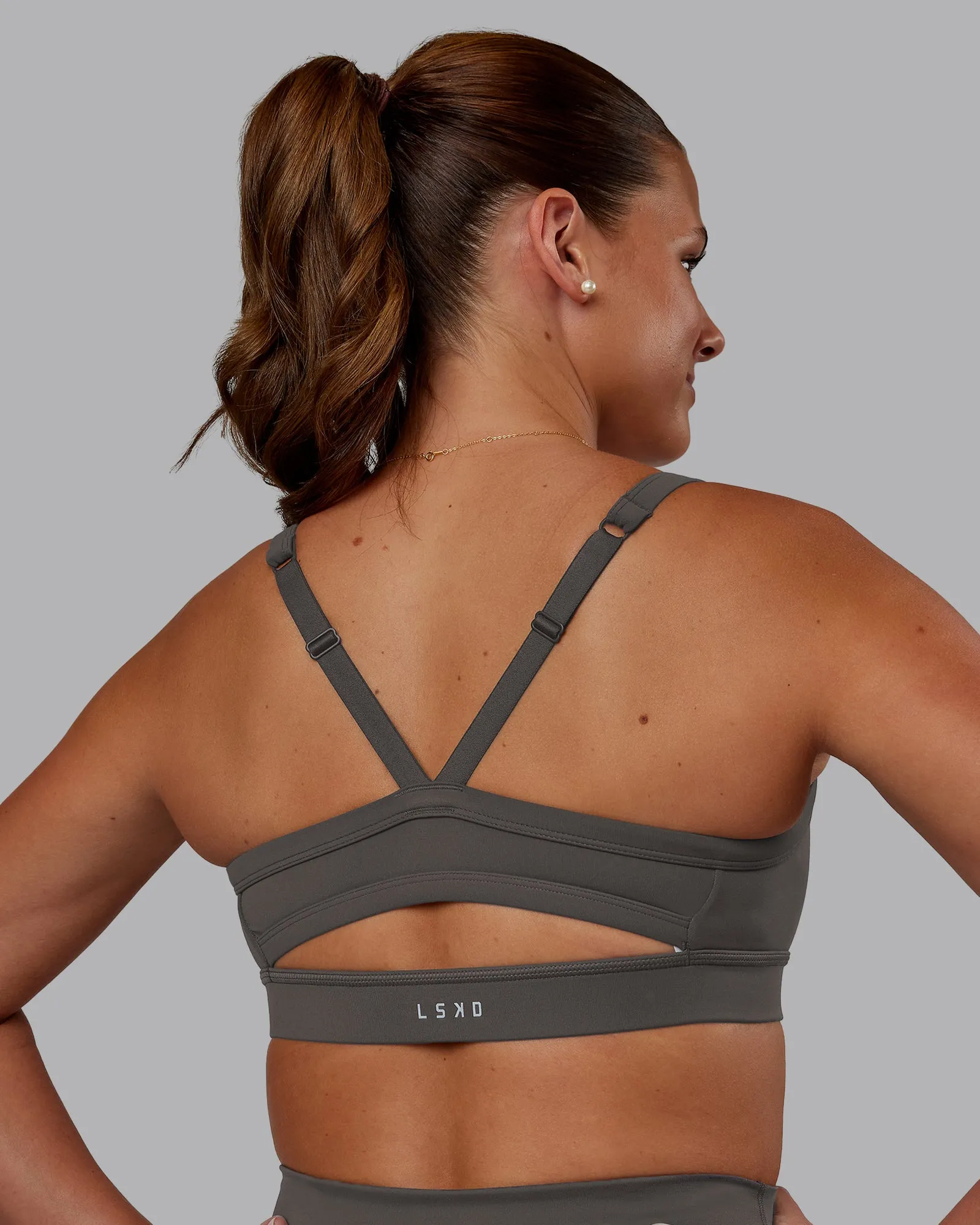 Momentum Sports Bra - Dark Storm sold by LSKD product image thumbnail 2