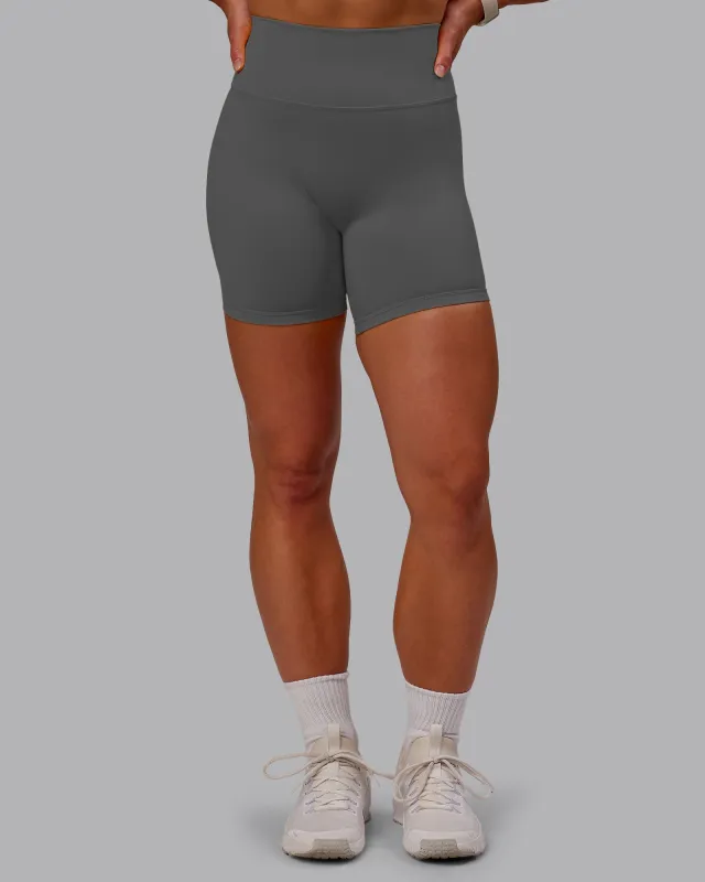 Fusion Mid Short Tight - Dark Storm sold by LSKD