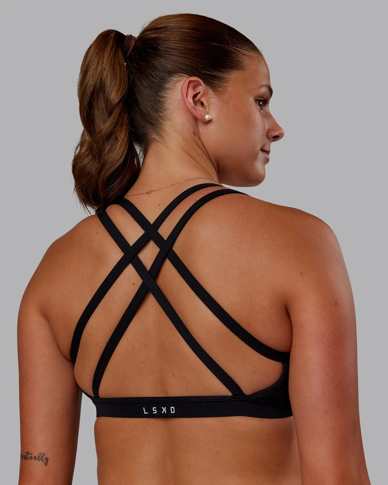 Velocity Sports Bra - Black sold by LSKD product image thumbnail 2