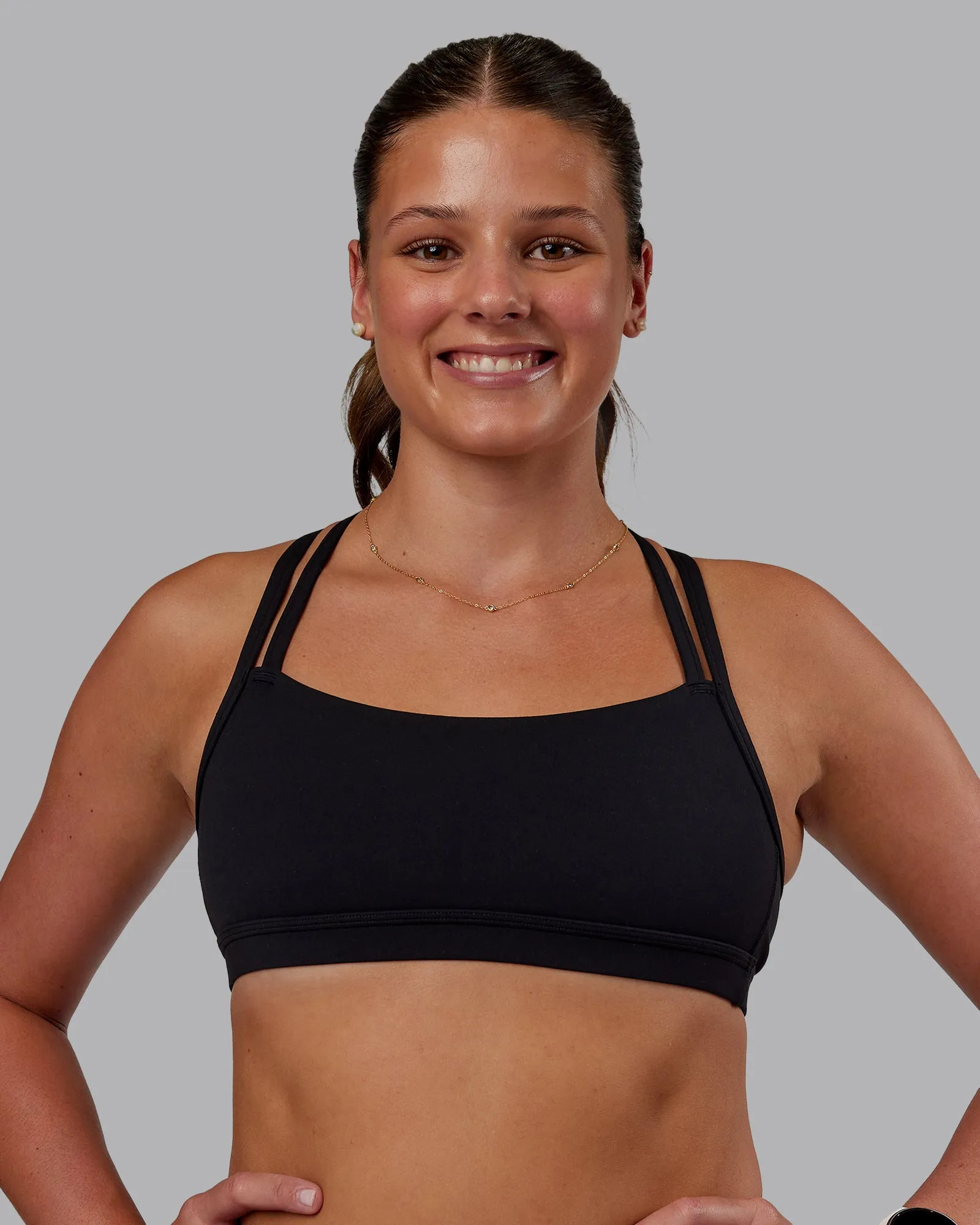 Velocity Sports Bra - Black sold by LSKD
