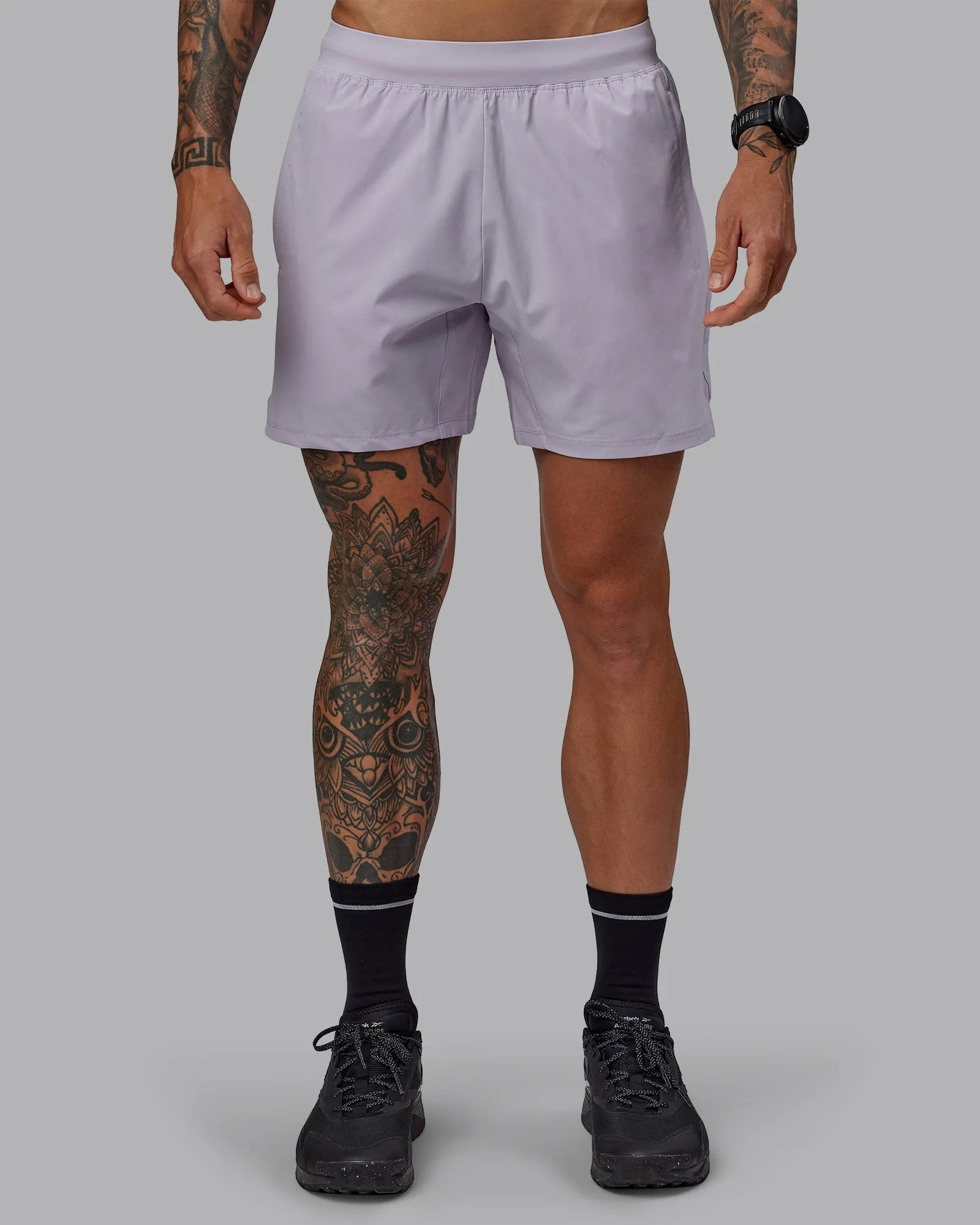 Challenger 6" Performance Short - Galactic Lilac sold by LSKD