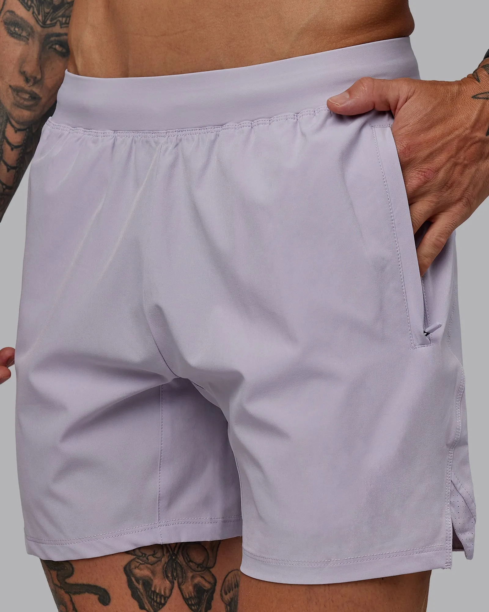 Challenger 6" Performance Short - Galactic Lilac sold by LSKD product image thumbnail 3