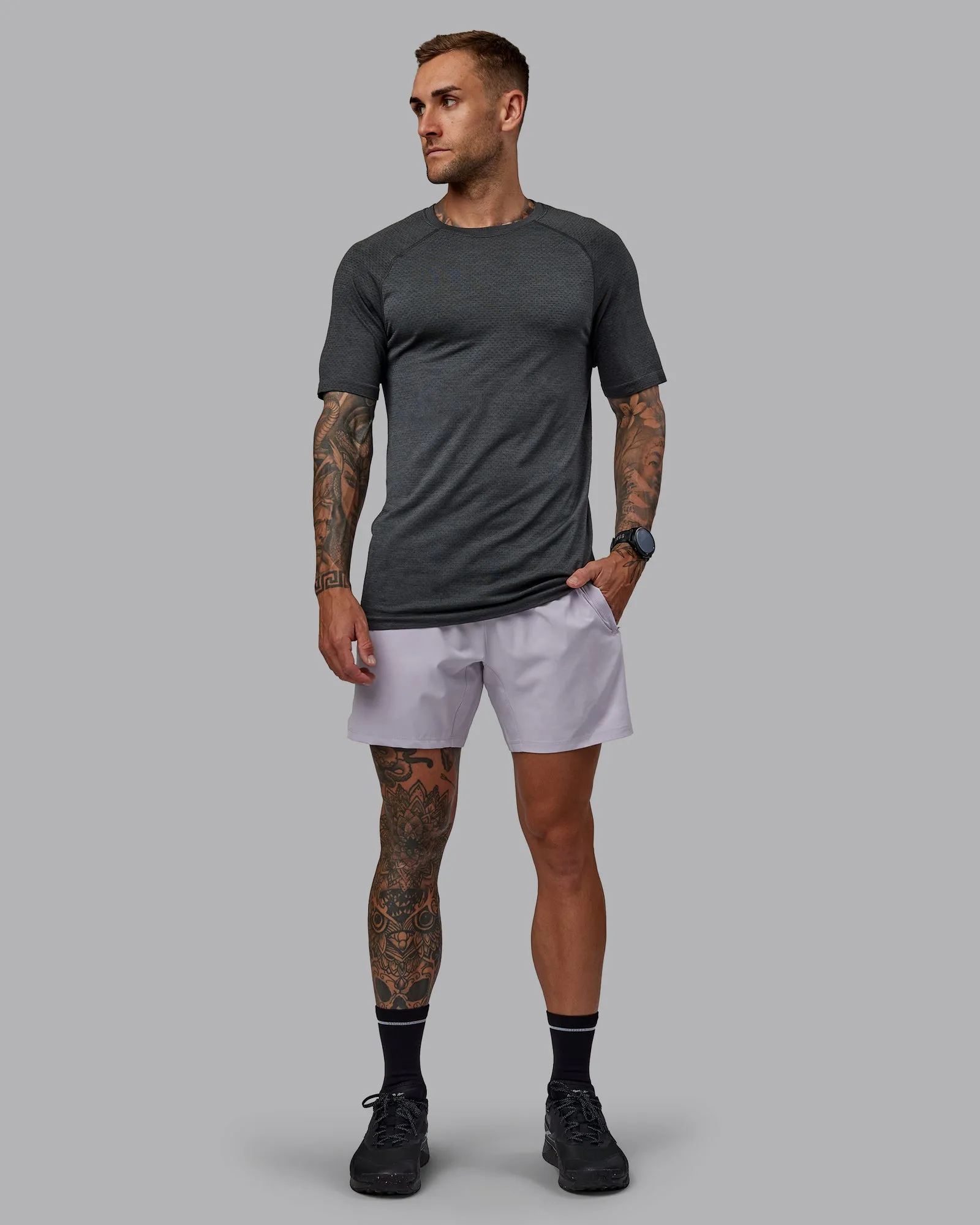 Challenger 6" Performance Short - Galactic Lilac sold by LSKD product image thumbnail 5