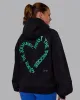Love The Process Zip Through Hoodie - Black sold by LSKD