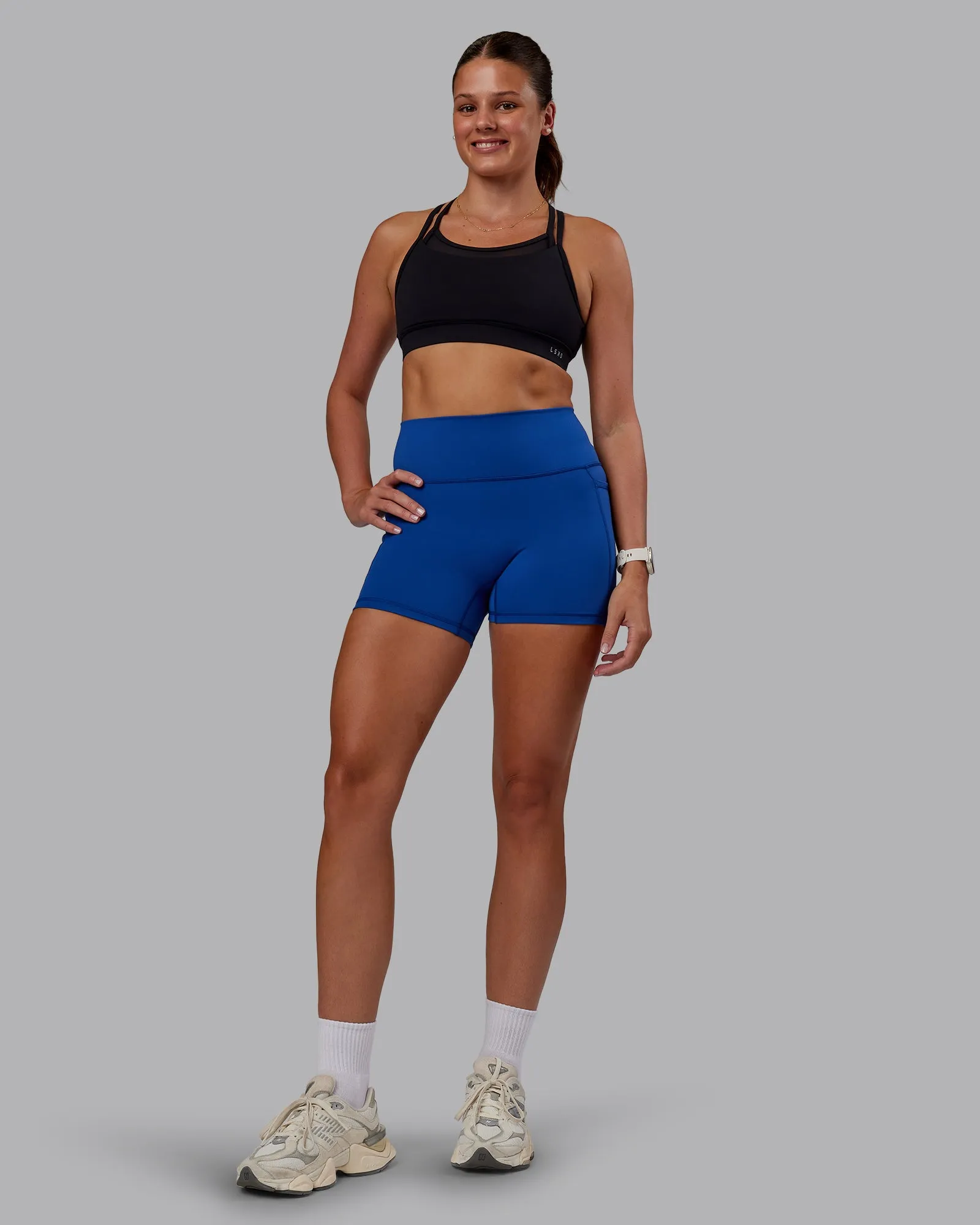 Genesis Layered Sports Bra - Black sold by LSKD product image thumbnail 5