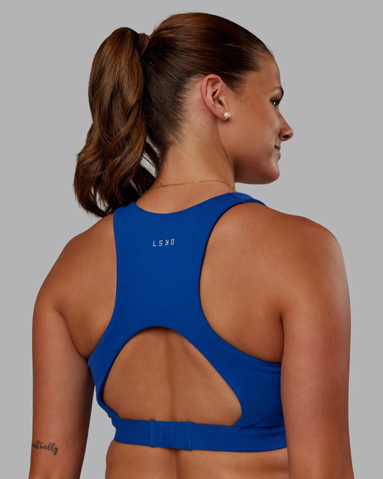 Ascent Sports Bra - Blue Quartz sold by LSKD product image thumbnail 2