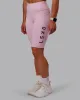 Rep Ultra High-Rise 9" Short Pockets - Marshmallow-Cherry Lacquer sold by LSKD
