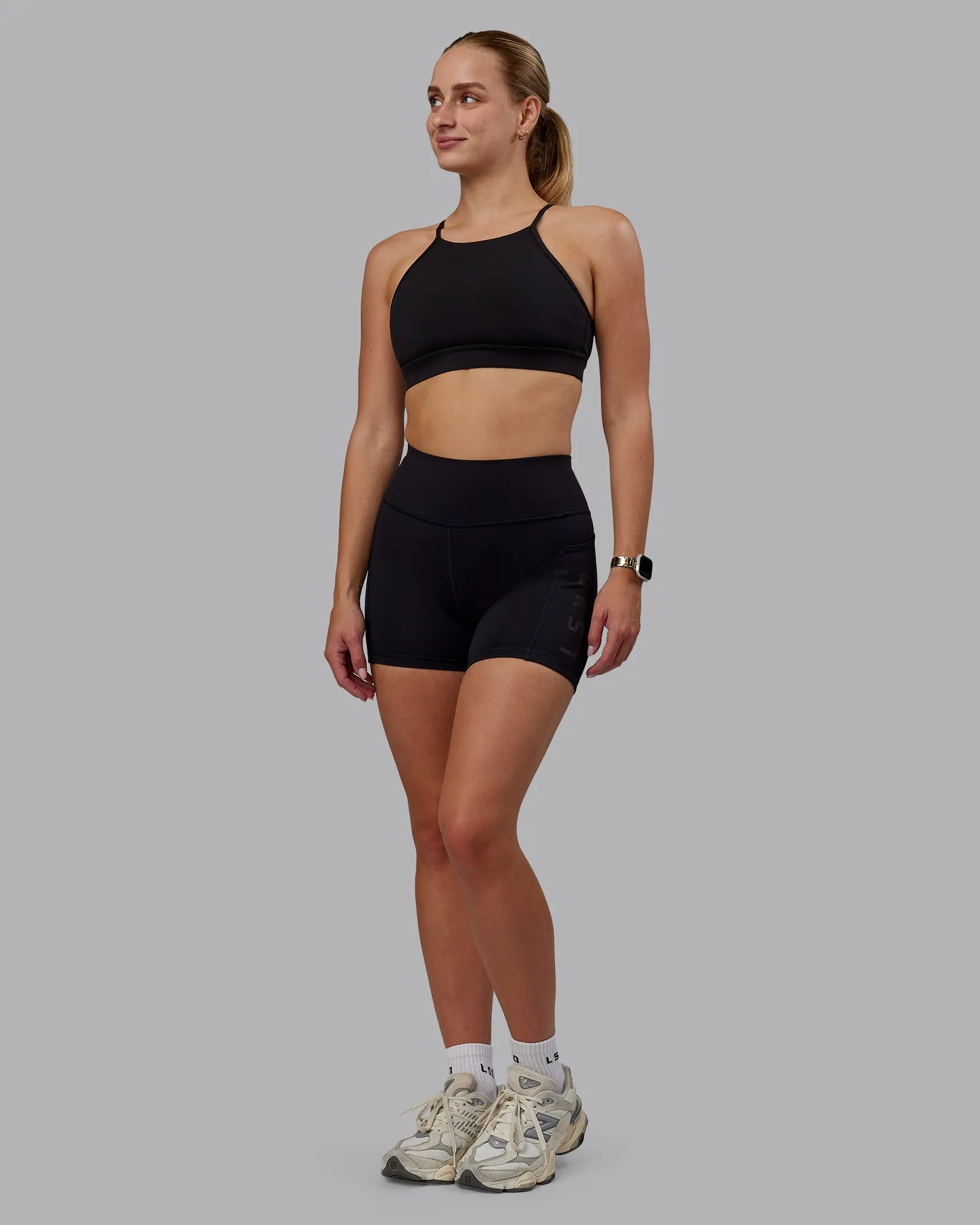 Rep Ultra High-Rise 4" Short Pockets - Black-Black sold by LSKD product image thumbnail 5