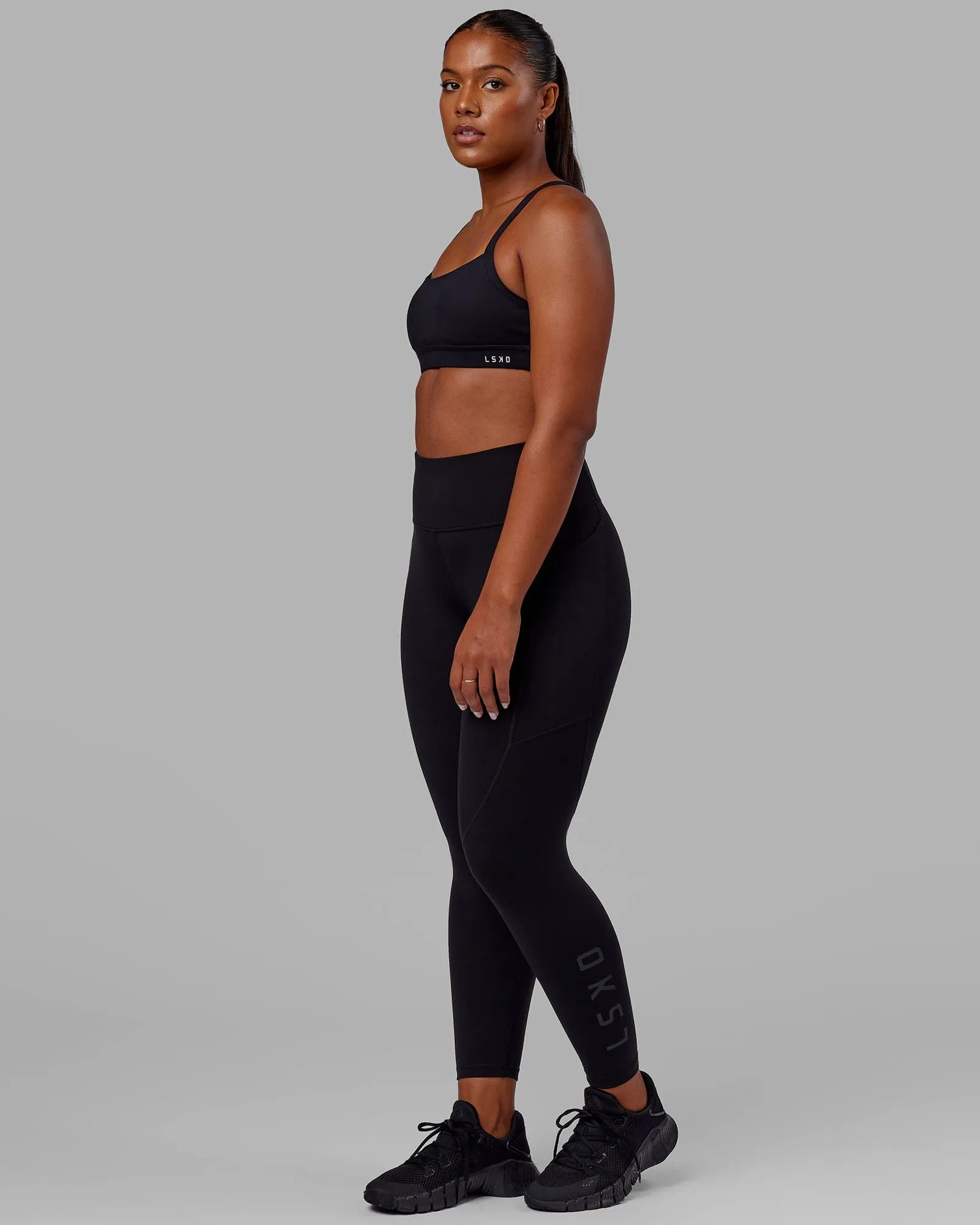 Rep Ultra High-Rise Full Length Legging Pockets - Black-Black sold by LSKD product image thumbnail 3