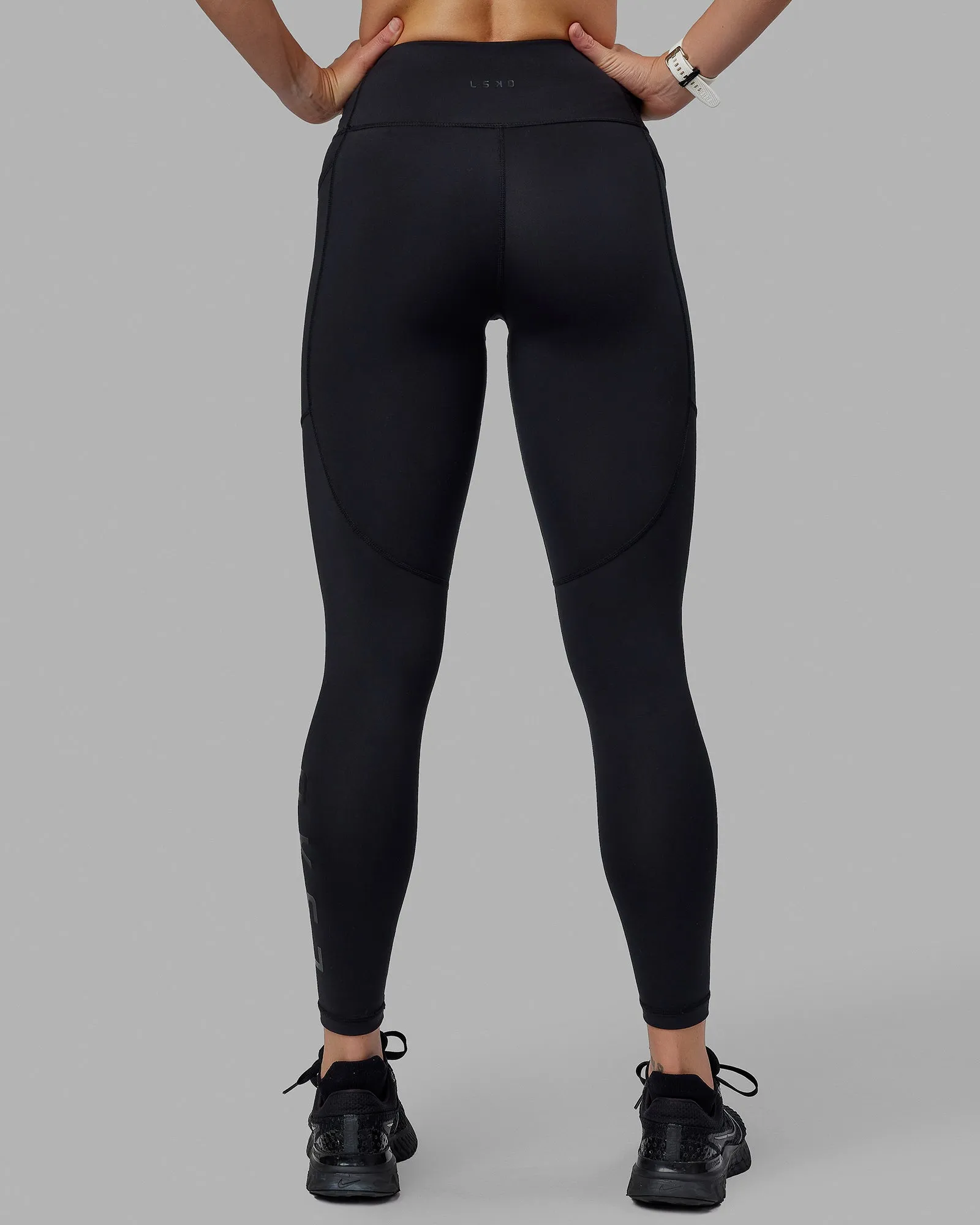 Rep Ultra High-Rise Full Length Legging Pockets - Black-Black sold by LSKD product image thumbnail 4